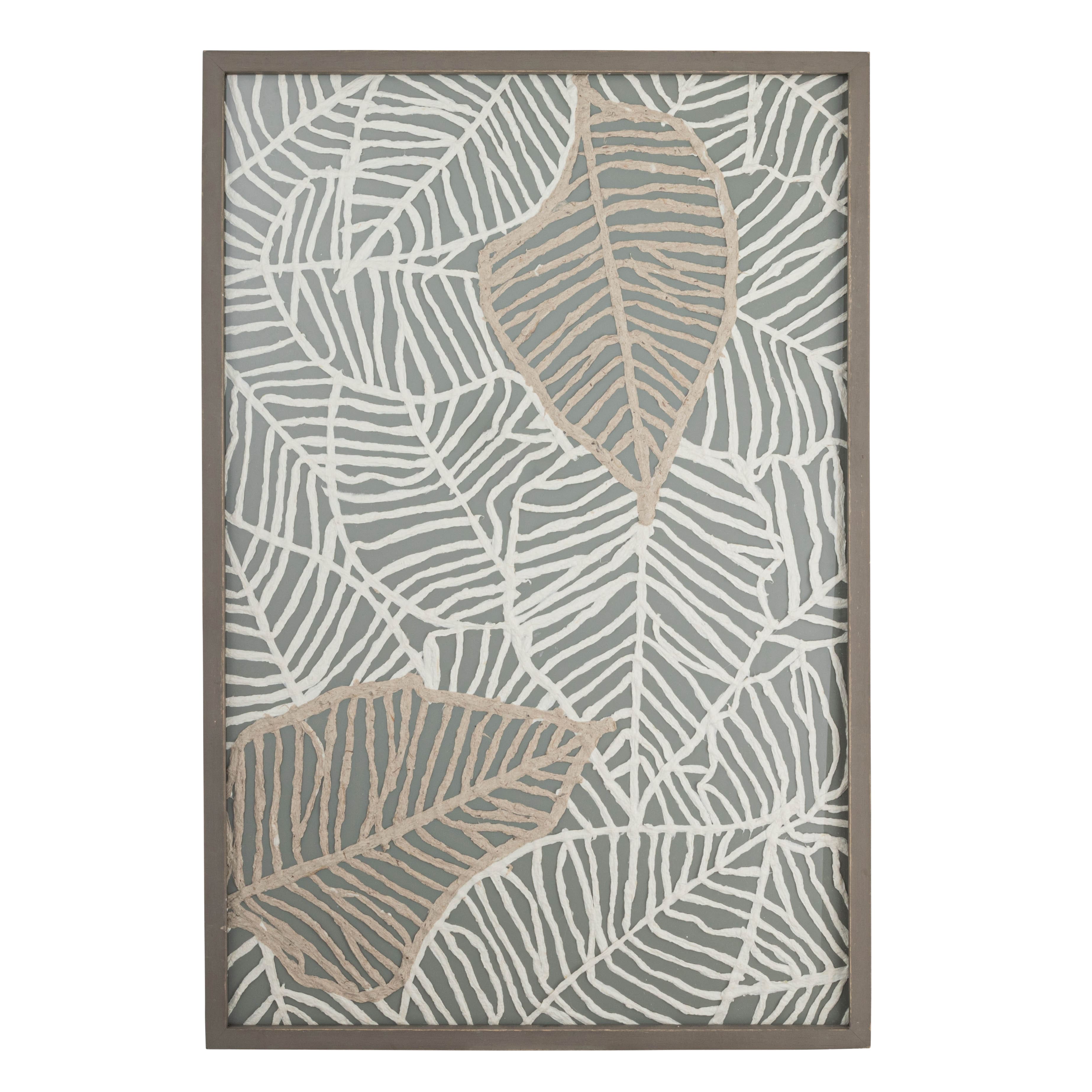 Hello Honey® Multicolor Botanical Wall Art with Glass Cover