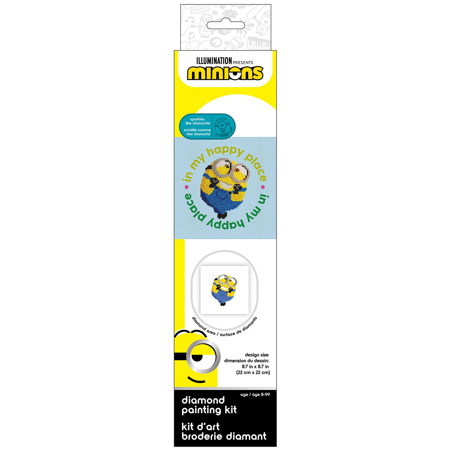 Camelot&#xAE; Dots Happy Minion Diamond Painting Kit