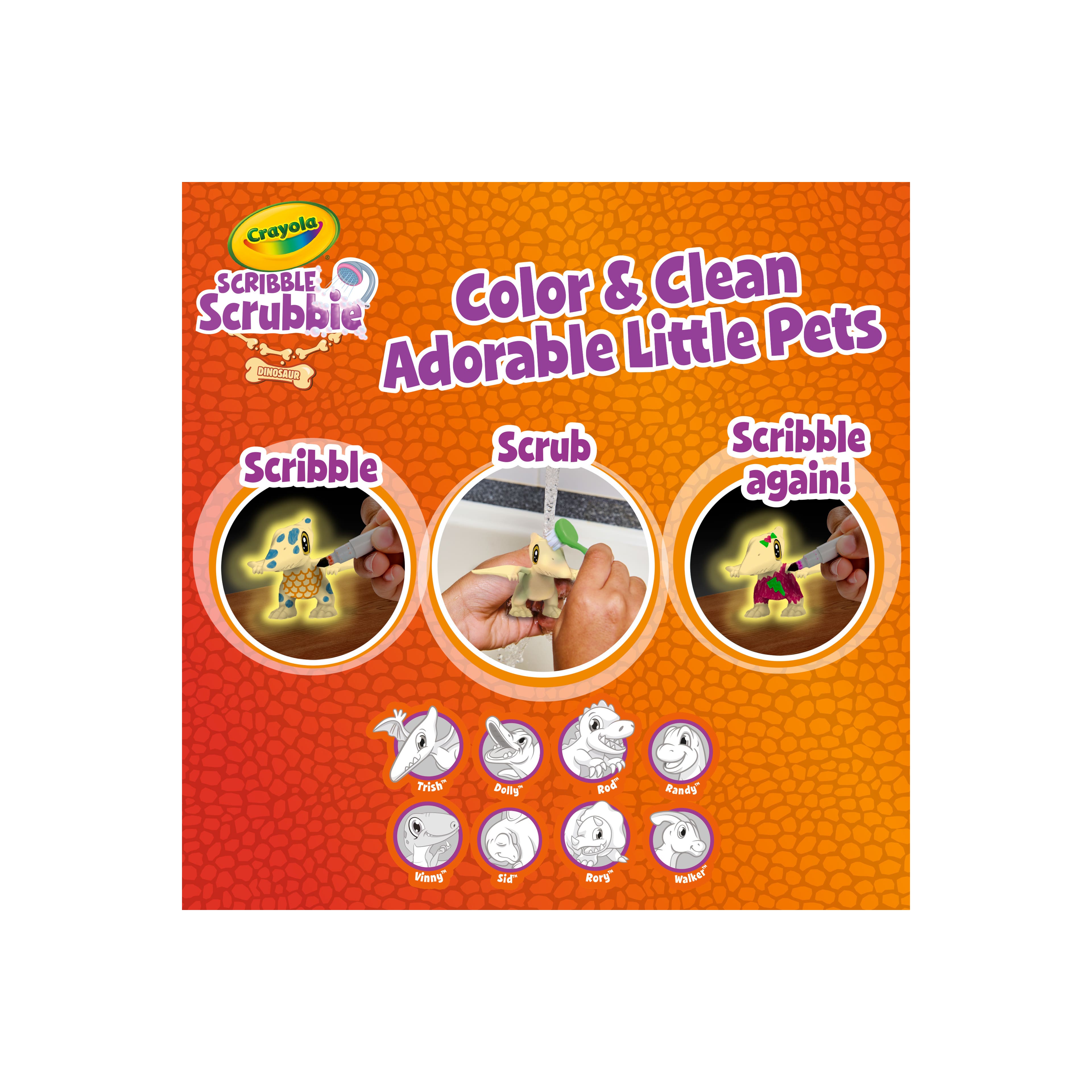 Crayola&#xAE; Scribble Scrubbie Dinosaur Glow Combo Pack