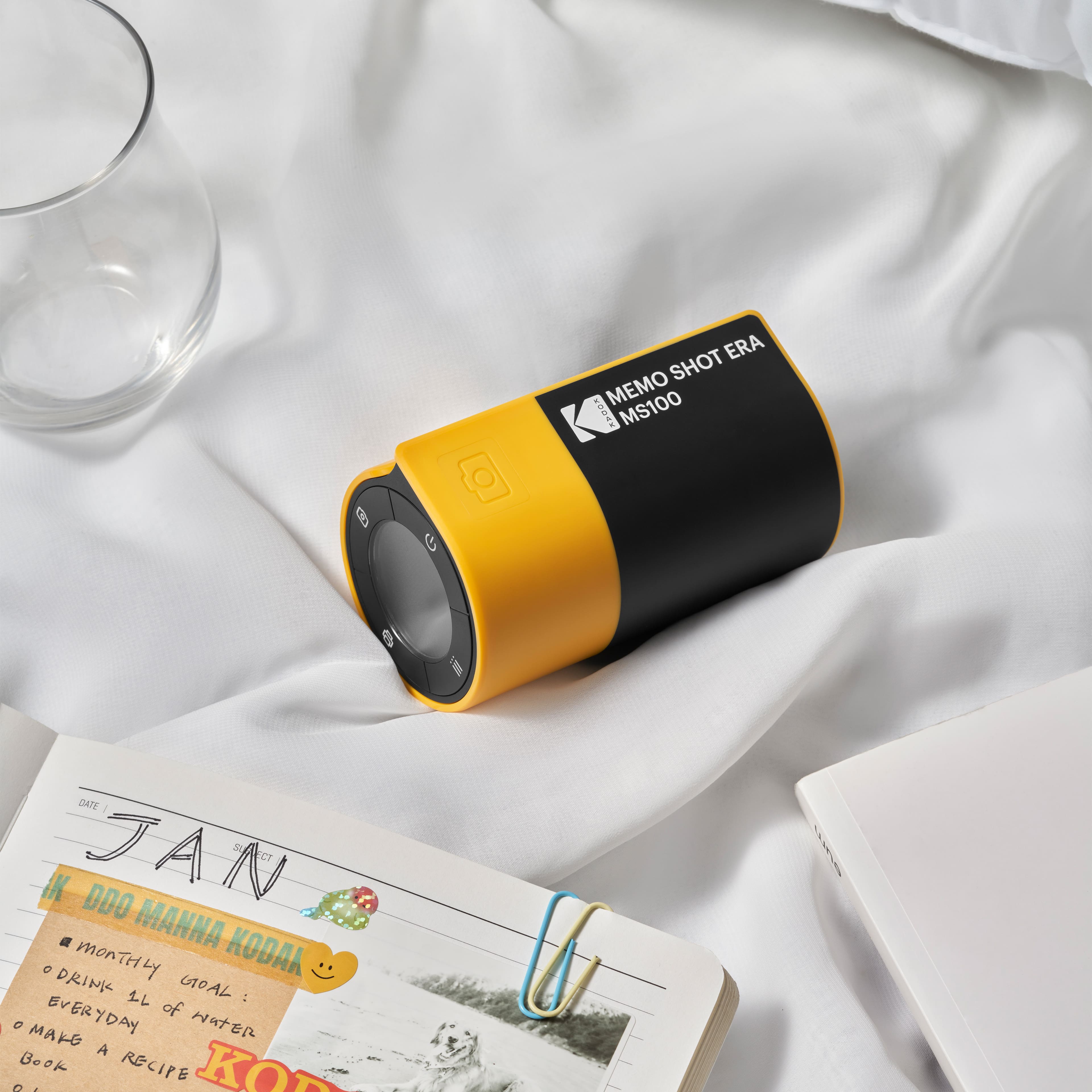 Kodak Yellow Memo Shot ERA 2-in-1 Instant Digital Camera &#x26; Photo Label Printer