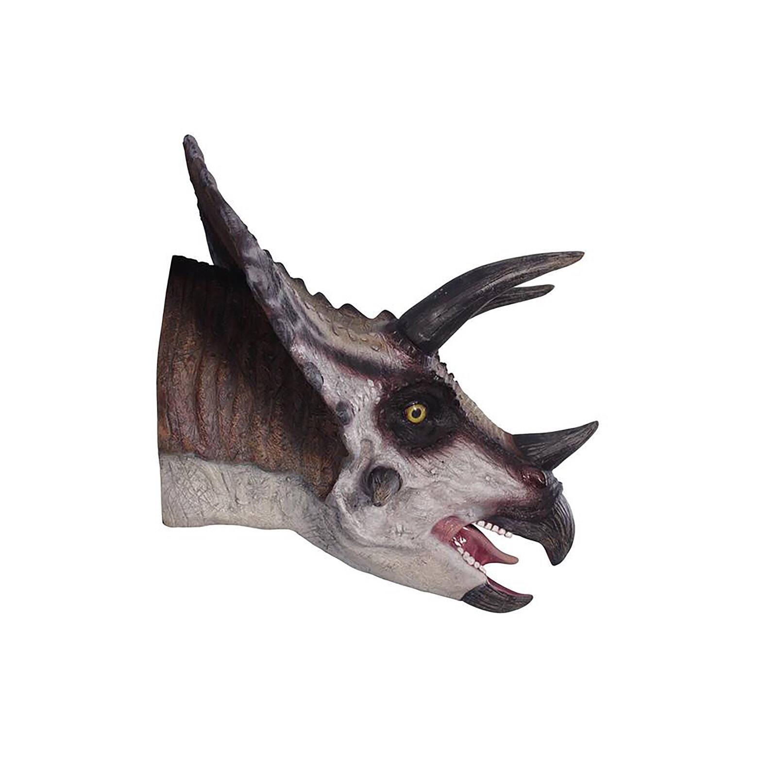 Design Toscano Triceratops Dinosaur Wall Trophy D&#xE9;cor