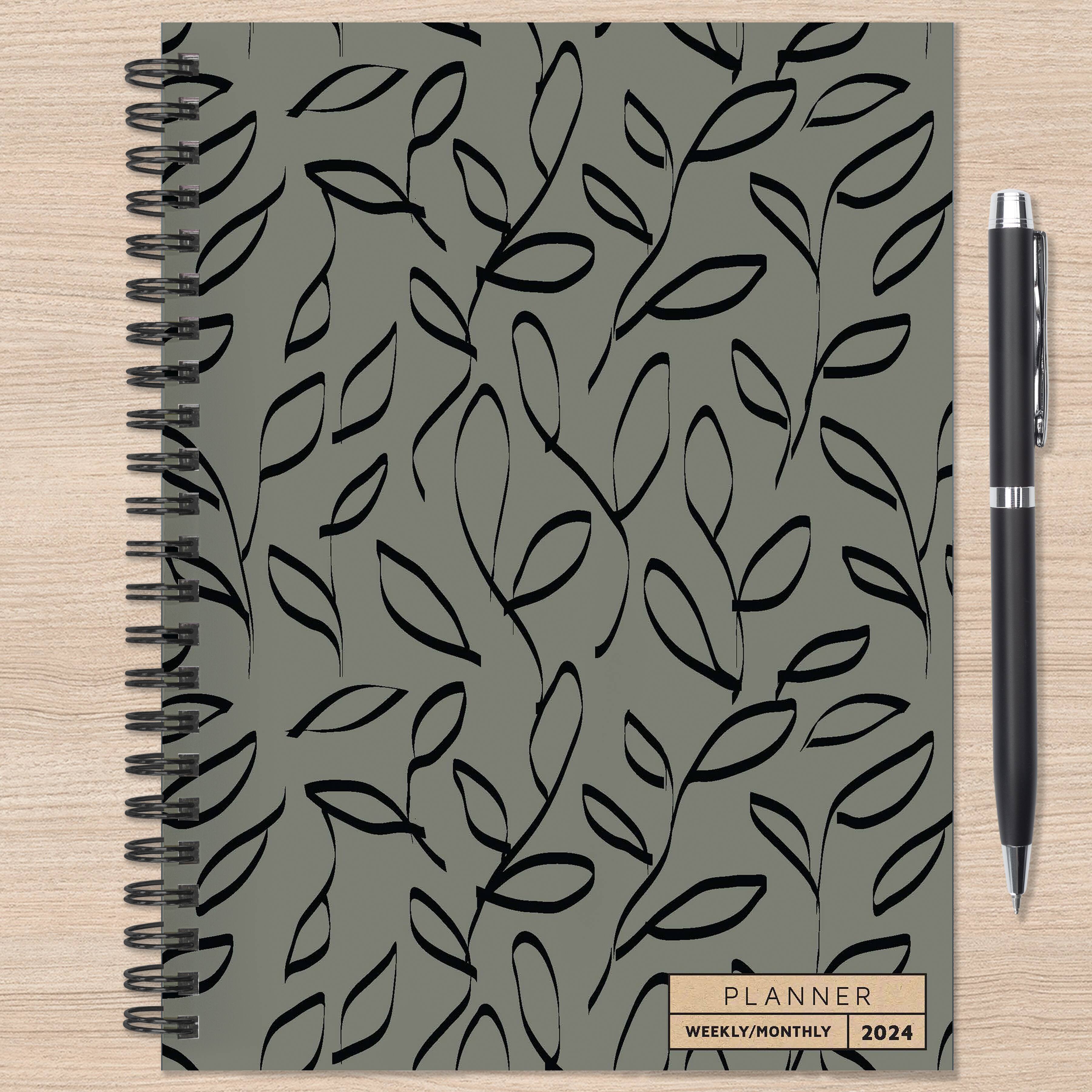 TF Publishing 2024 Leaflet Medium Weekly Monthly Planner