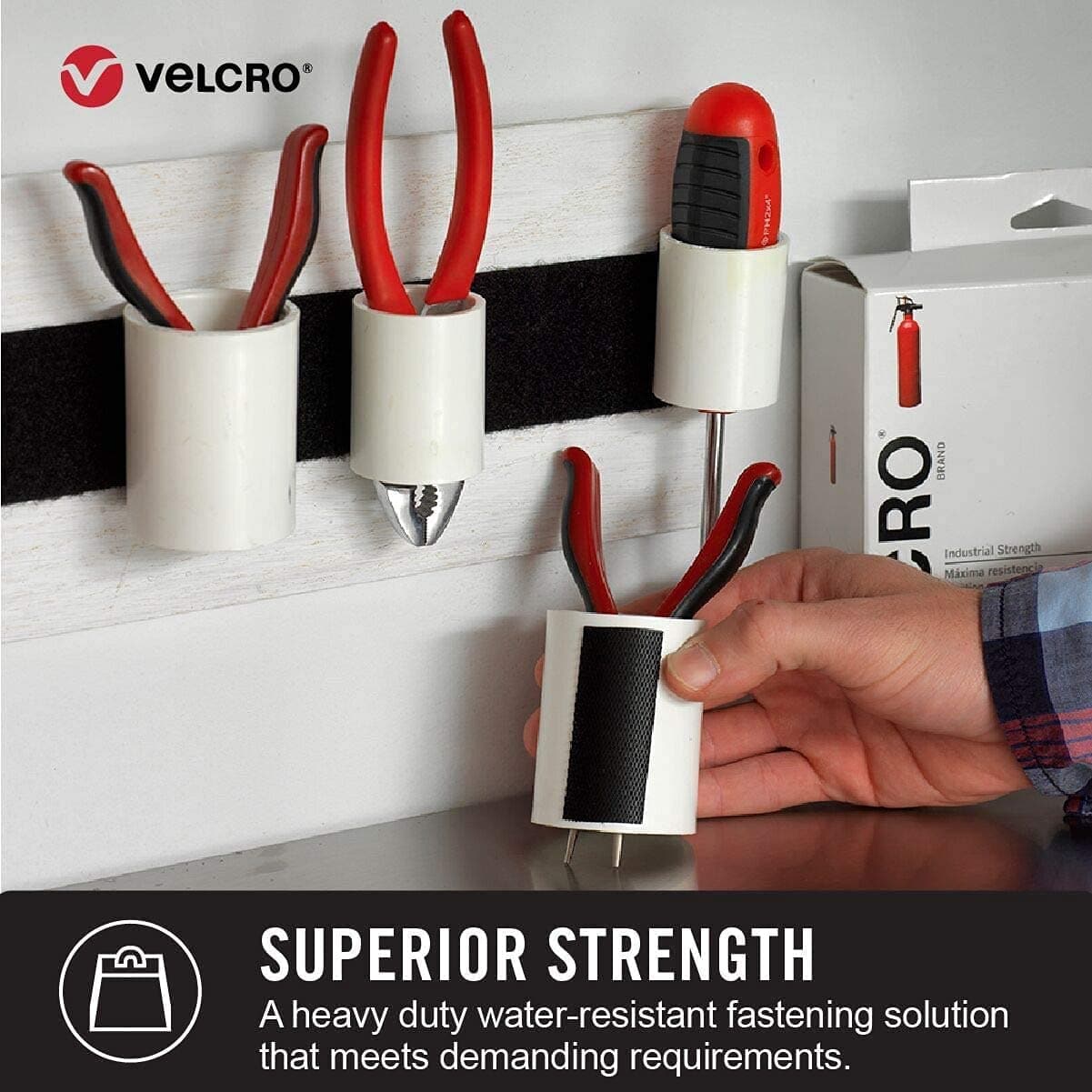VELCRO&#xAE; Brand Industrial Strength Strips