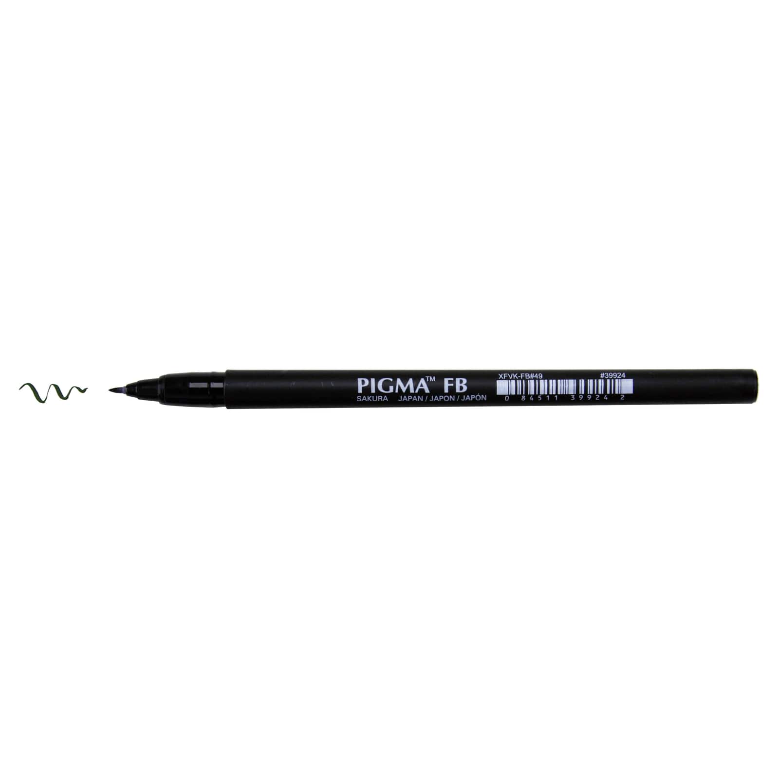 Sakura Black Pigma Professional Brush Pen Medium 2pk