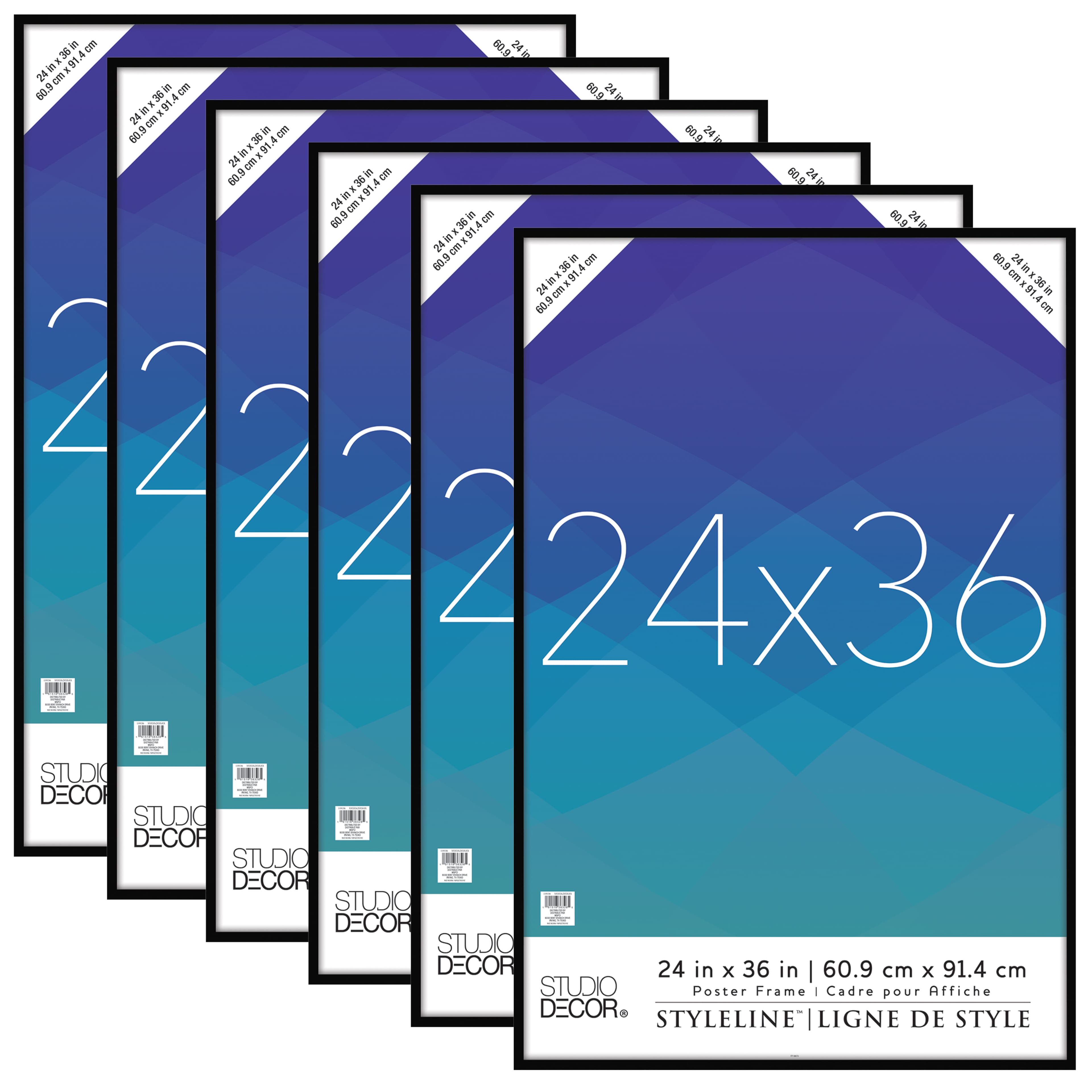 6 Pack: Poster Frame Styleline™ by Studio Décor®