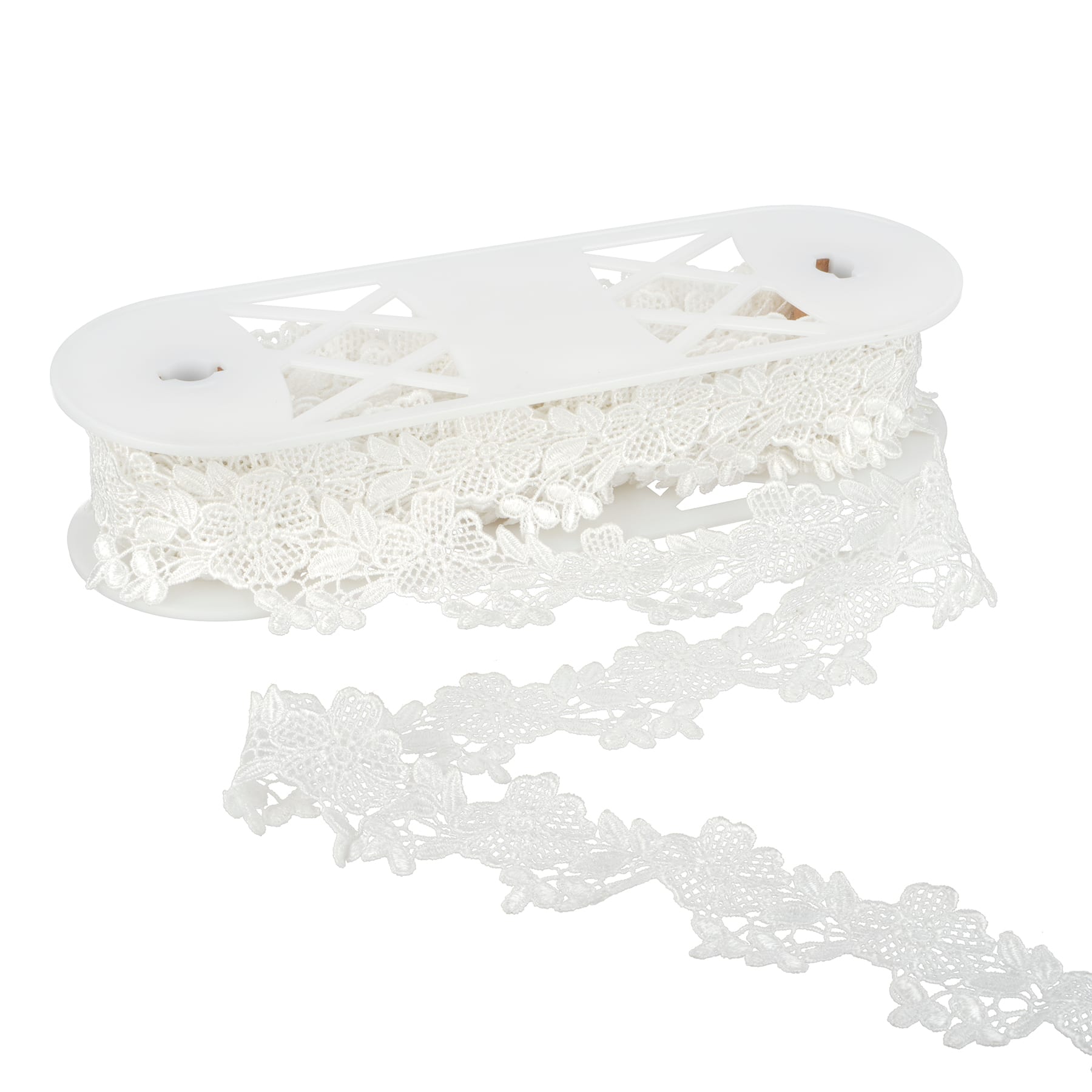 2&#x22; White Embroidered Lace Trim by Celebrate It&#xAE;