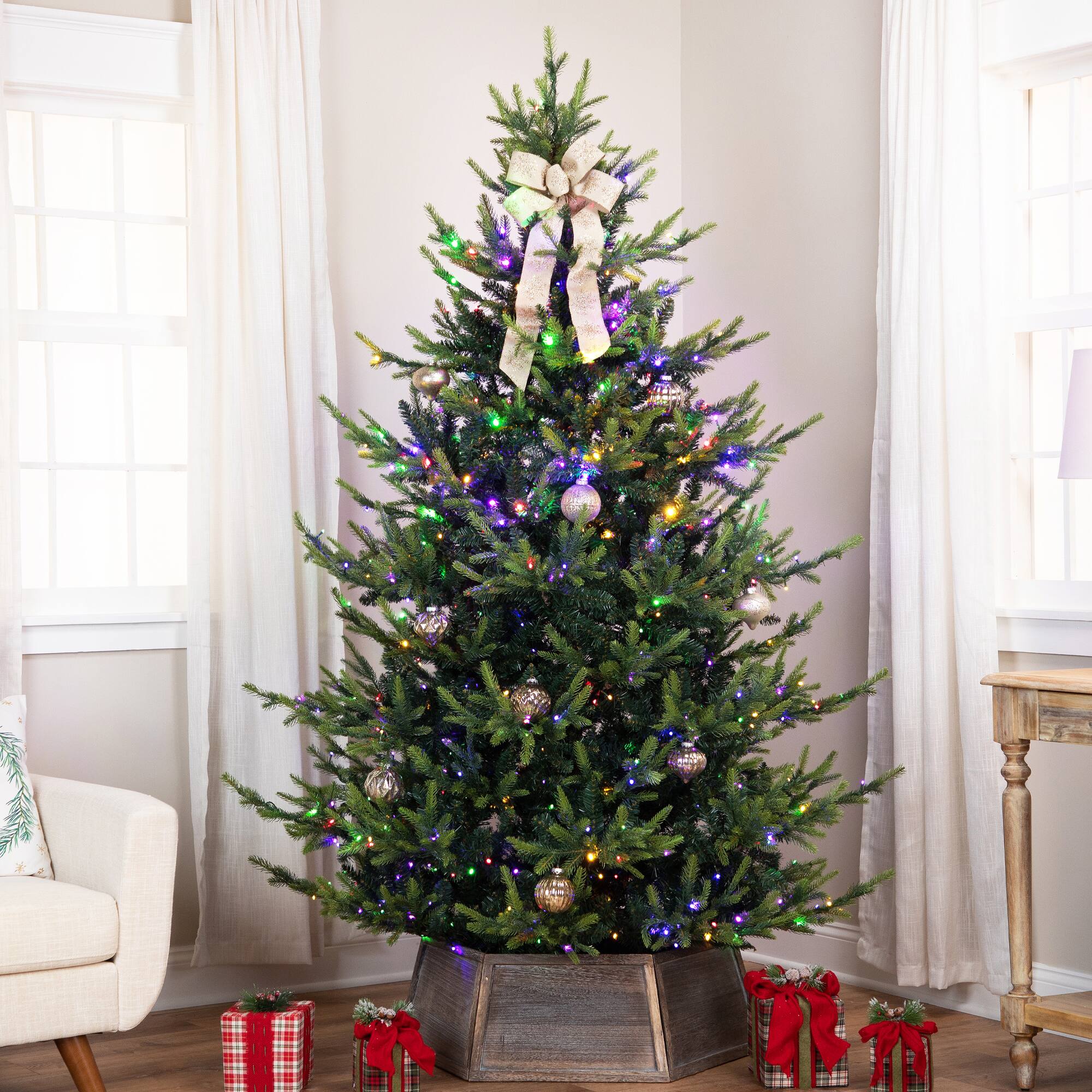 12'ft. Real Touch™ Elite Pre-Lit Glenmora Pine IPT Artificial Christmas Tree 