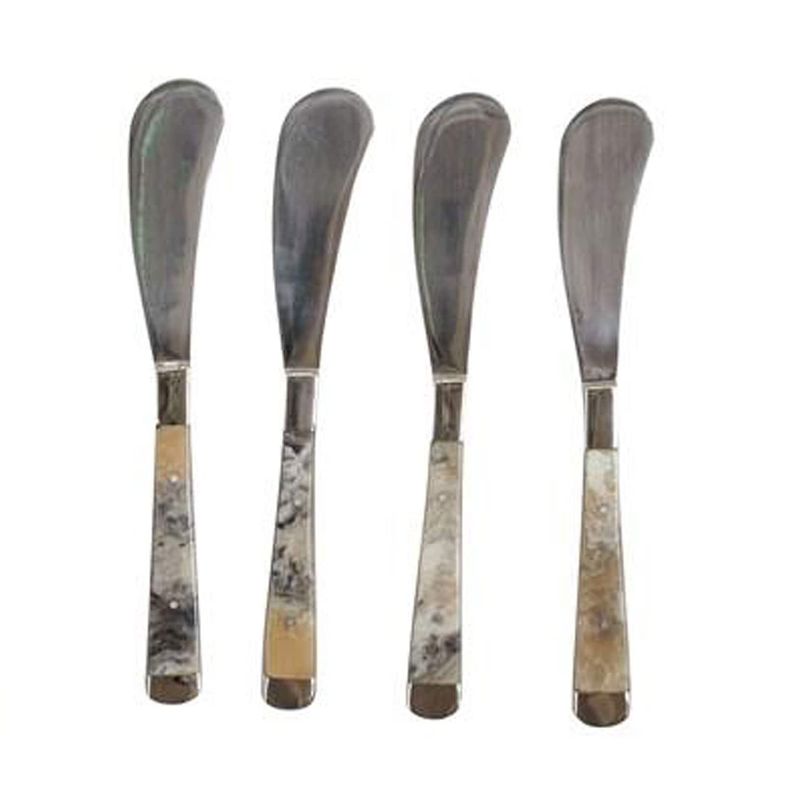 Stainless Steel Canape Knives with Horn Handles, 4ct. | Michaels