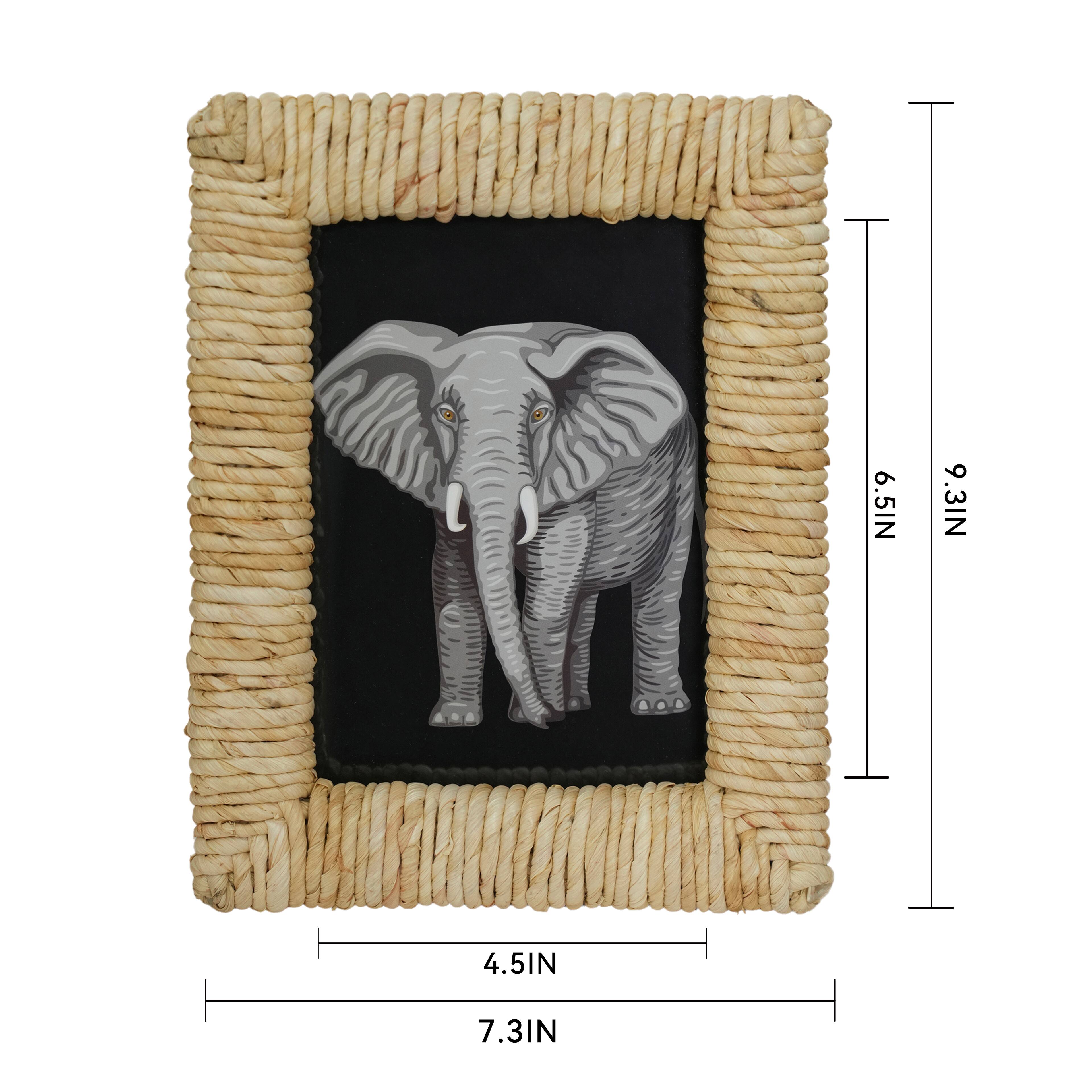 Safari 5" x 7" Natural Rattan Wrapped Frame by Ashland®