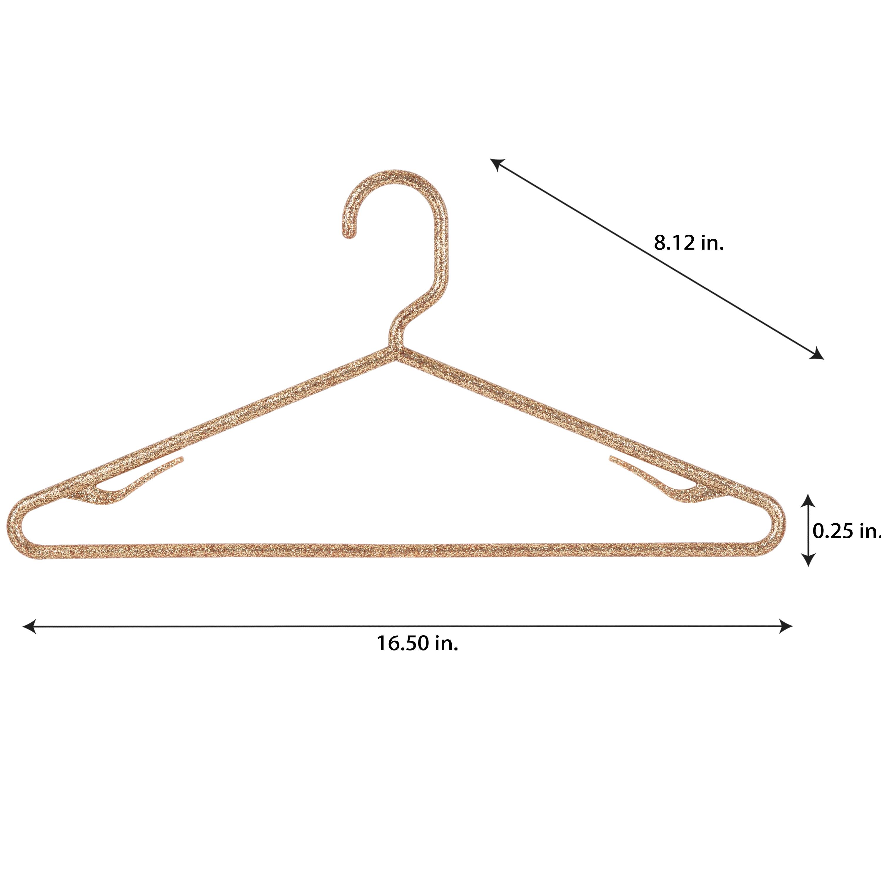 Simplify Gold Granite Look Design Hangers, 10ct.