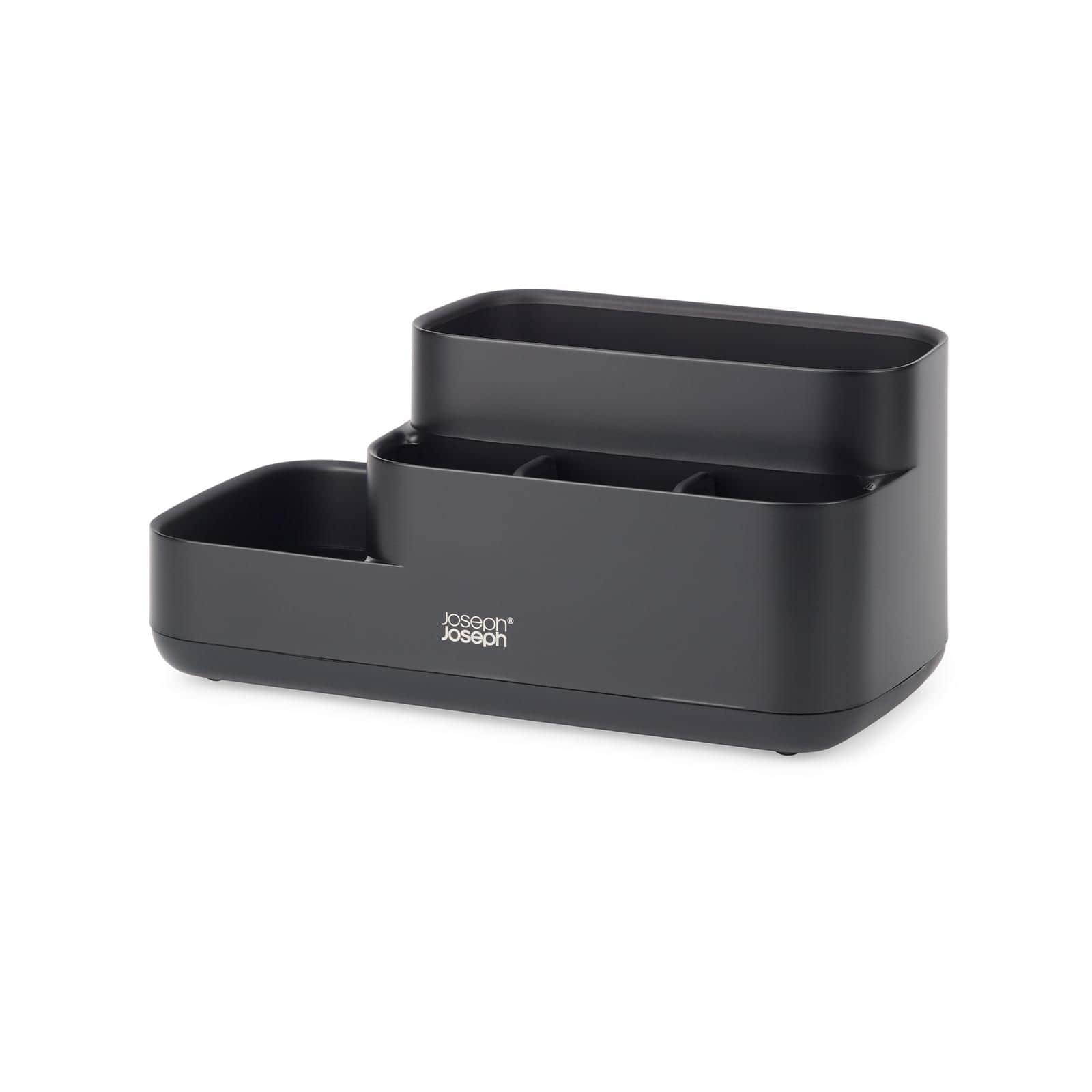 Joseph Joseph EasyStore Bathroom Caddy with Matt Black Finish
