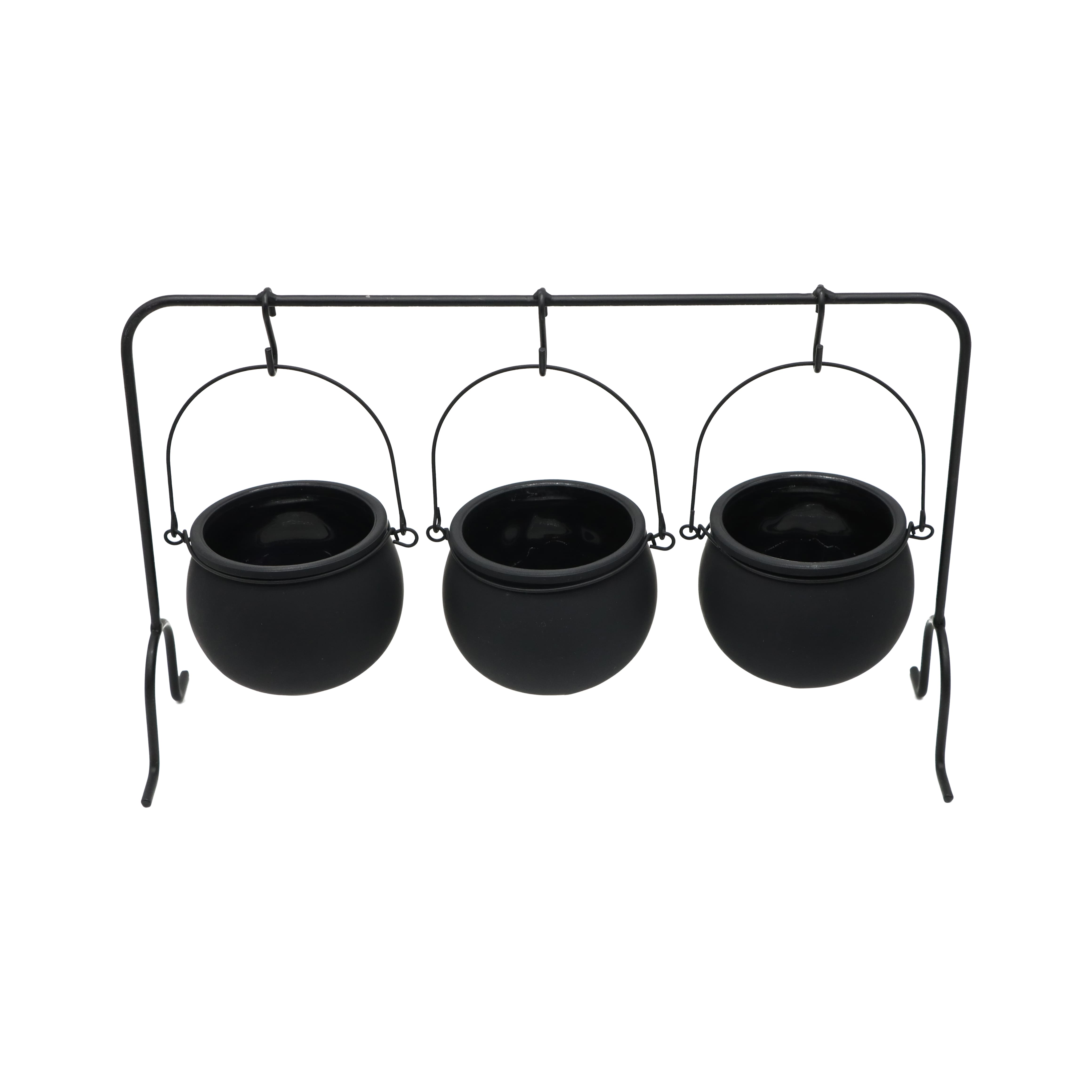 14&#x22; Glass Cauldrons with Stand Set by Ashland&#xAE;