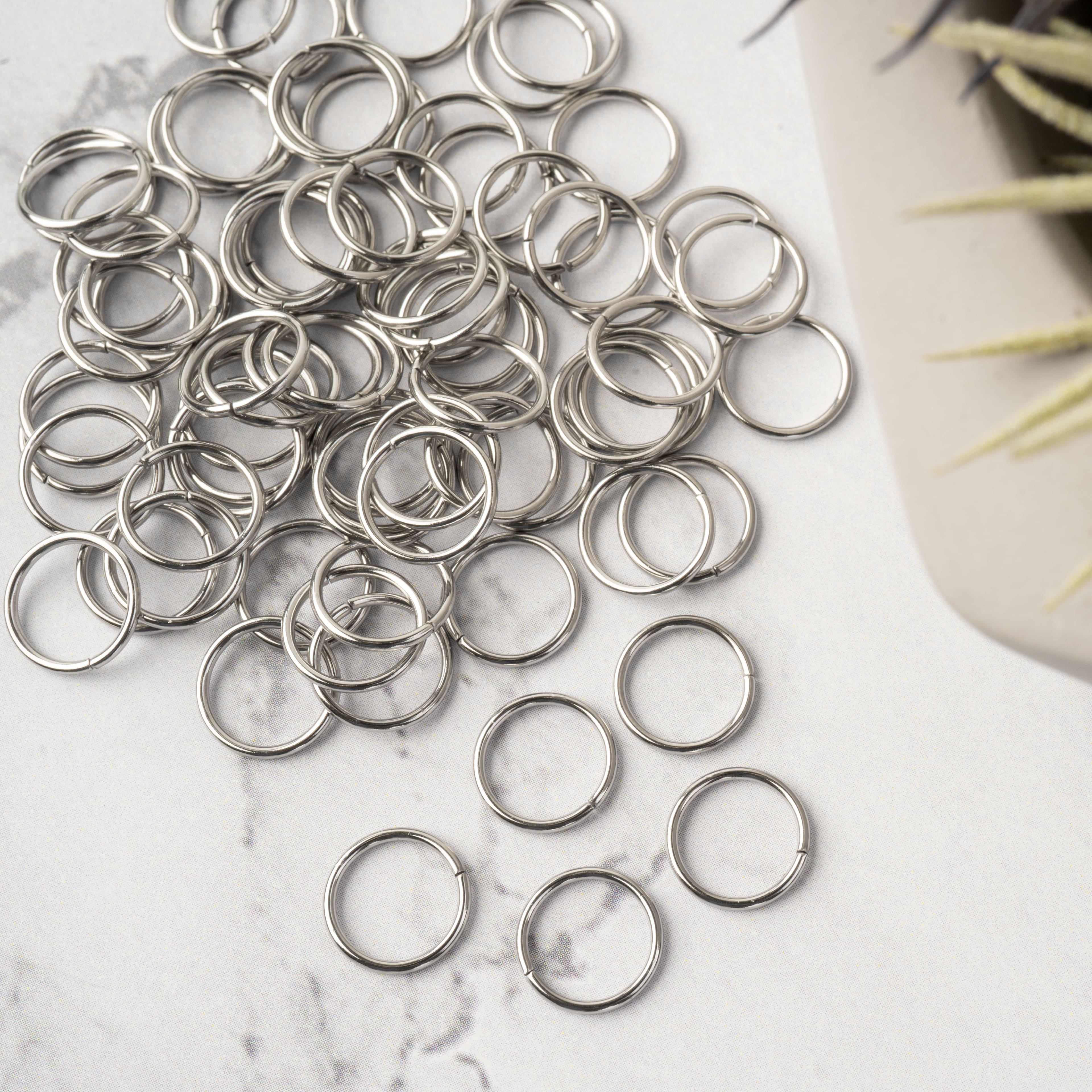 6 Packs: 75 ct. (450 total) 10mm Jump Rings by Bead Landing™