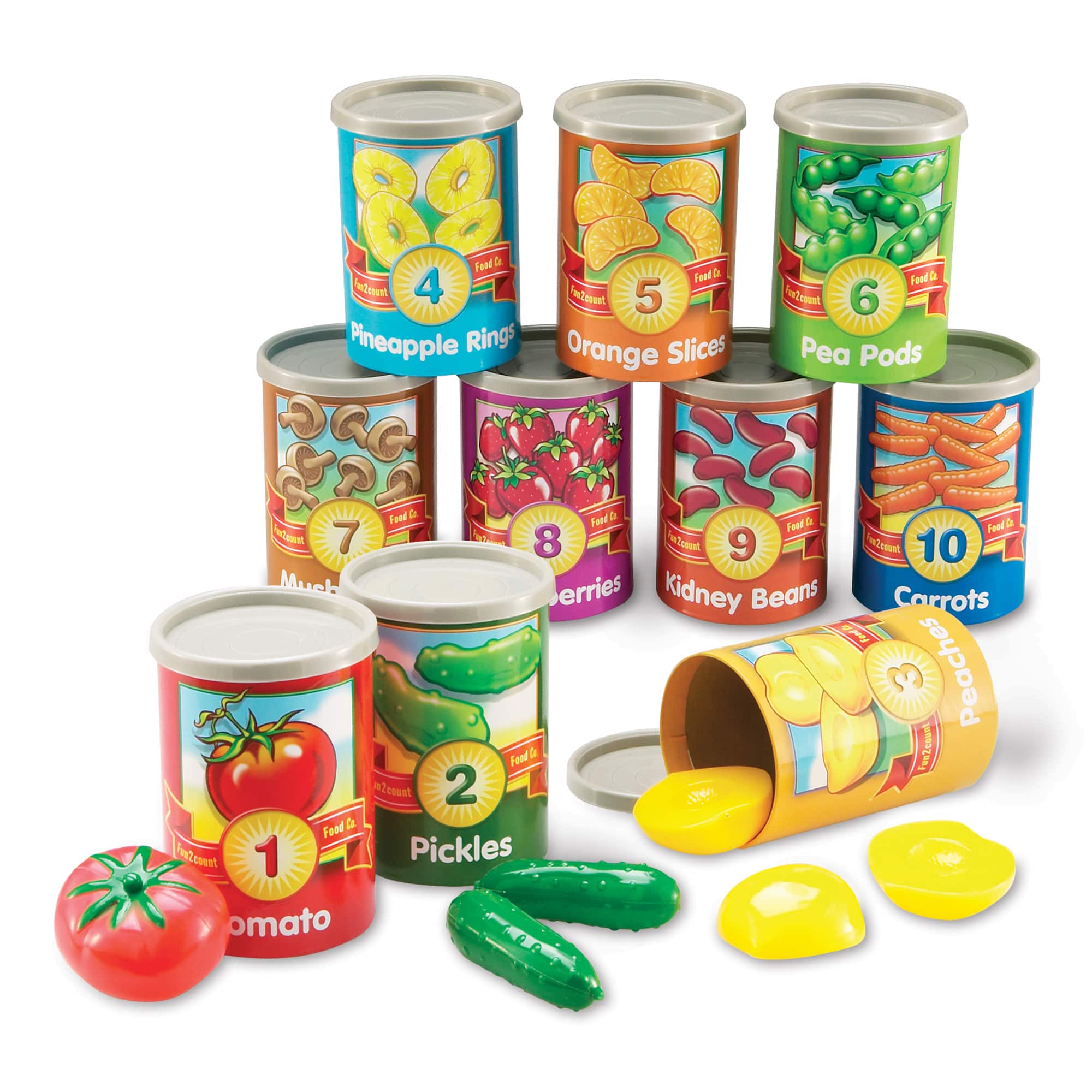 Learning Resources 1 to 10 Counting Cans