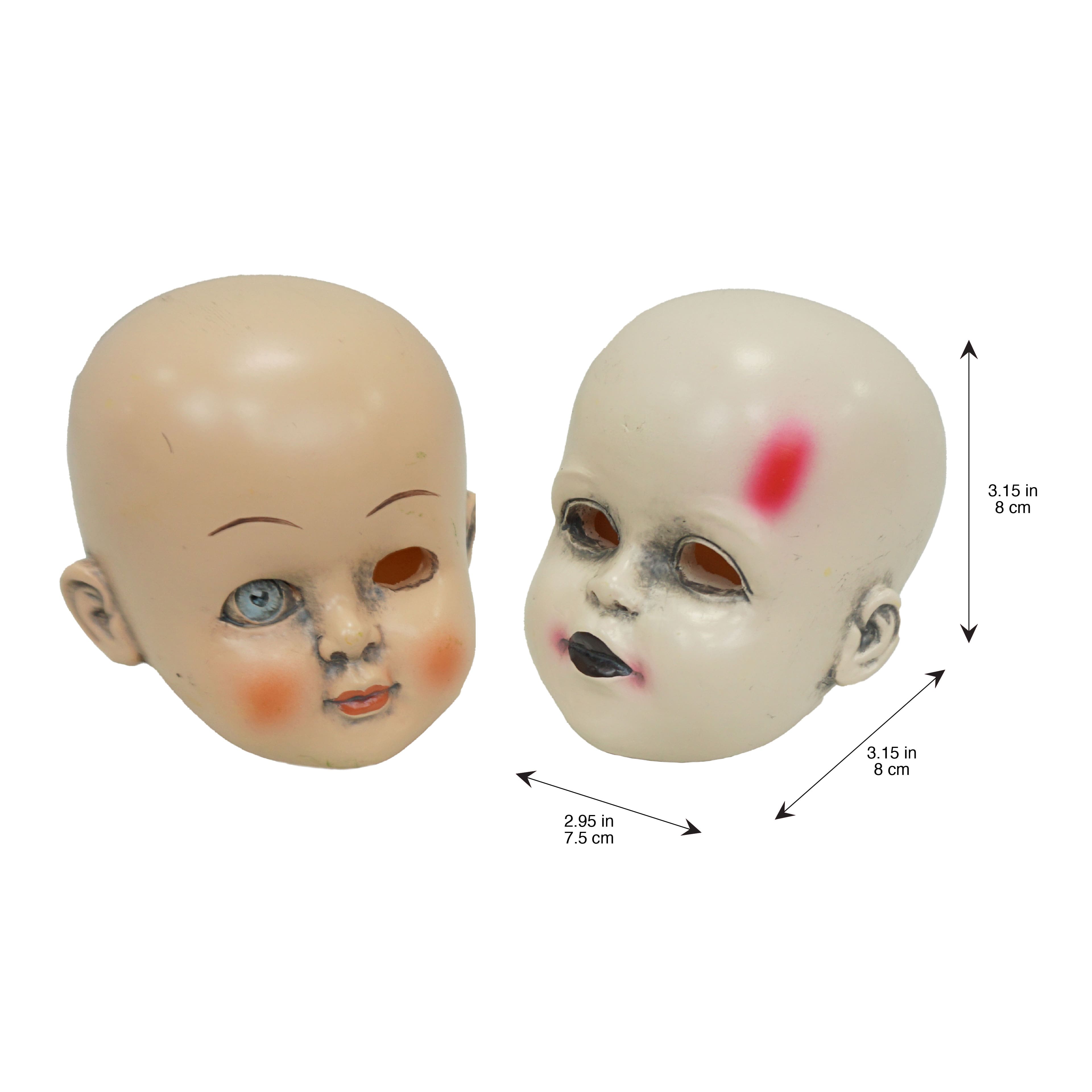 Assorted 3&#x22; Doll Head by Ashland&#xAE;, 1pc.
