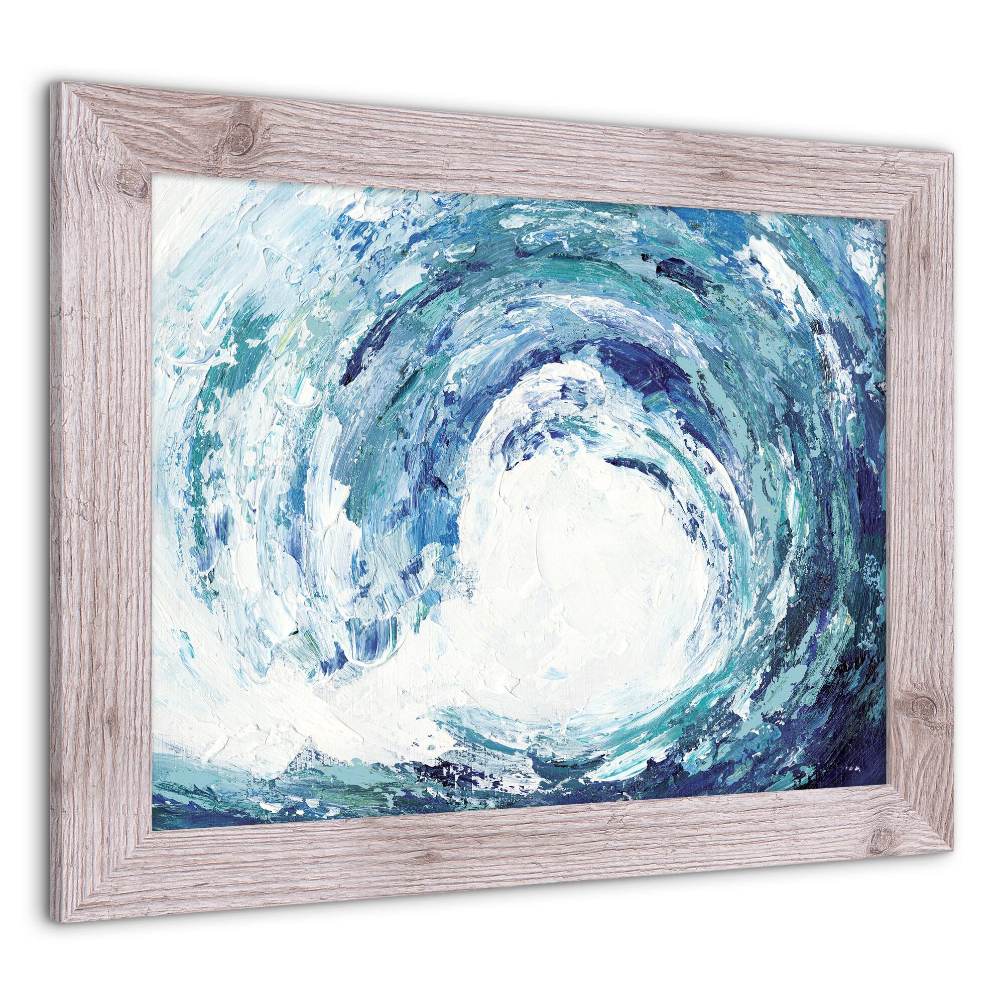 Rip Curl Wave Wall Print in Western White Frame