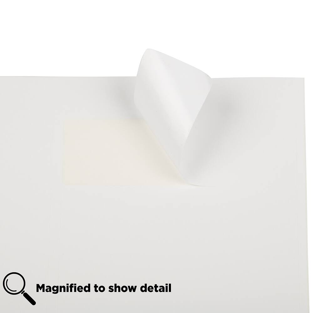 JAM Paper 1.3&#x22; x 4&#x22; Address Labels, 126ct.