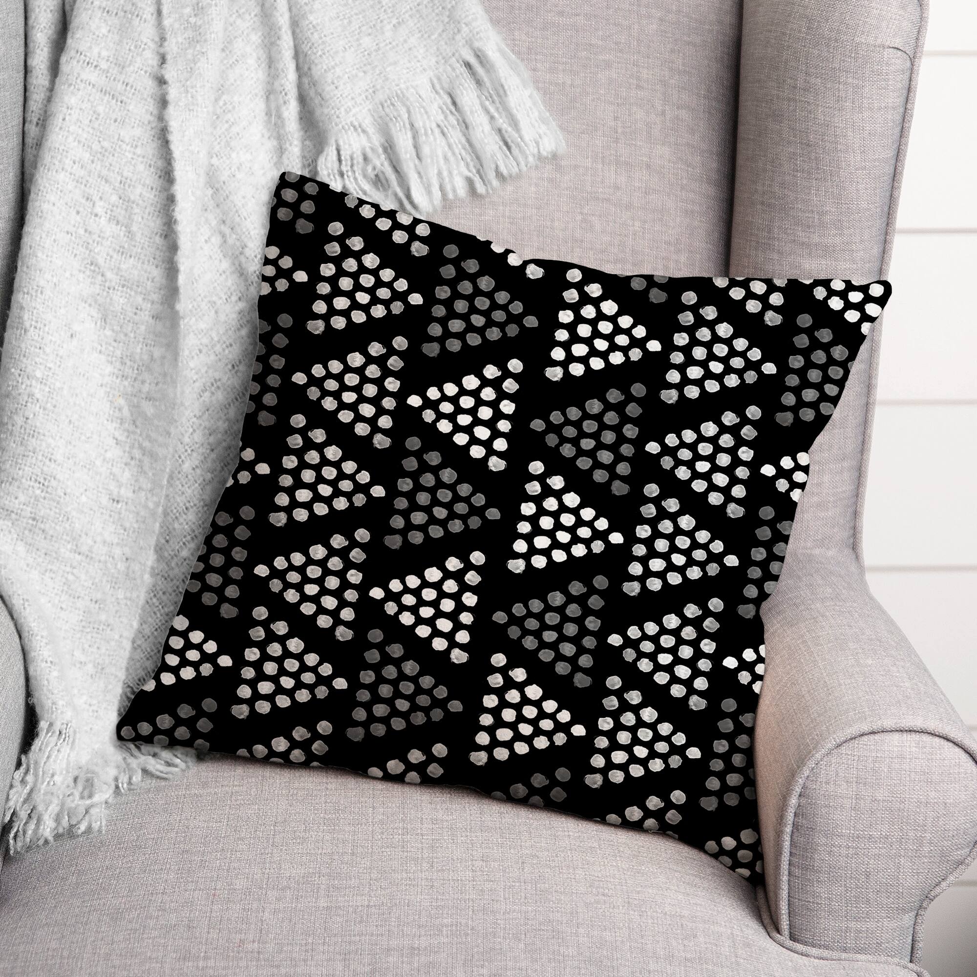 Triangles Throw Pillow