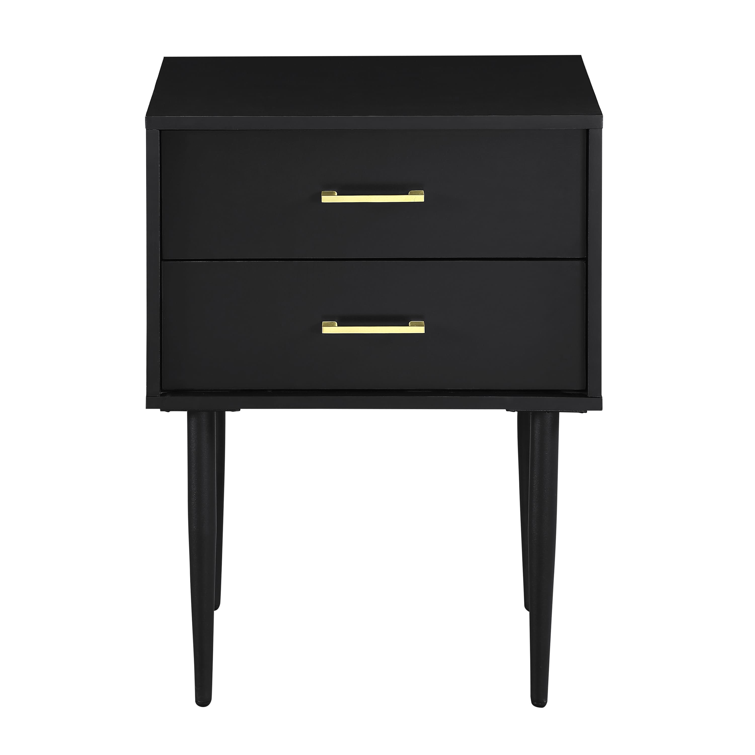 Walker Edison Black Modern Nightstand | Michaels