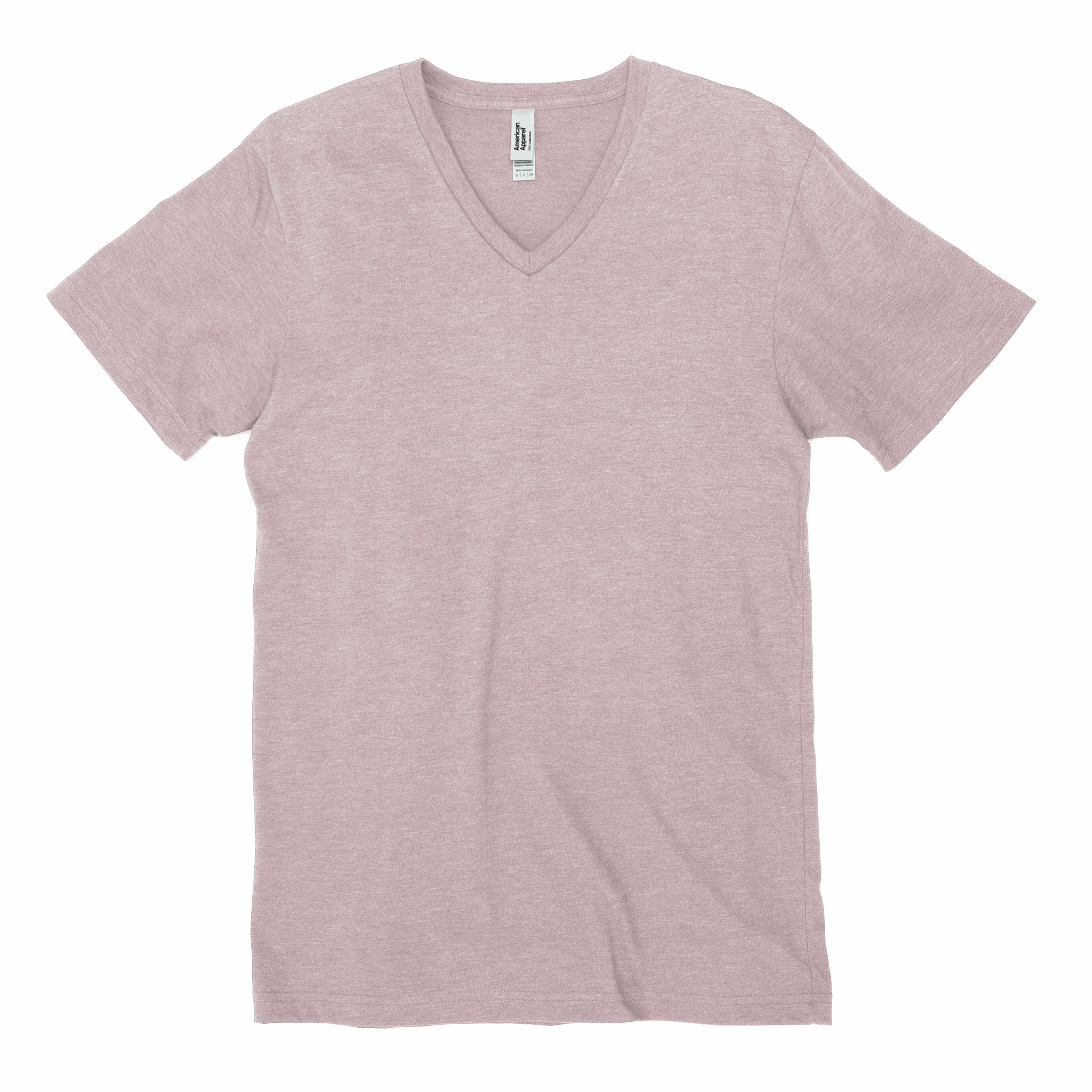 American Apparel&#xAE; CVC Short Sleeve V-Neck Adult Unisex T-Shirt