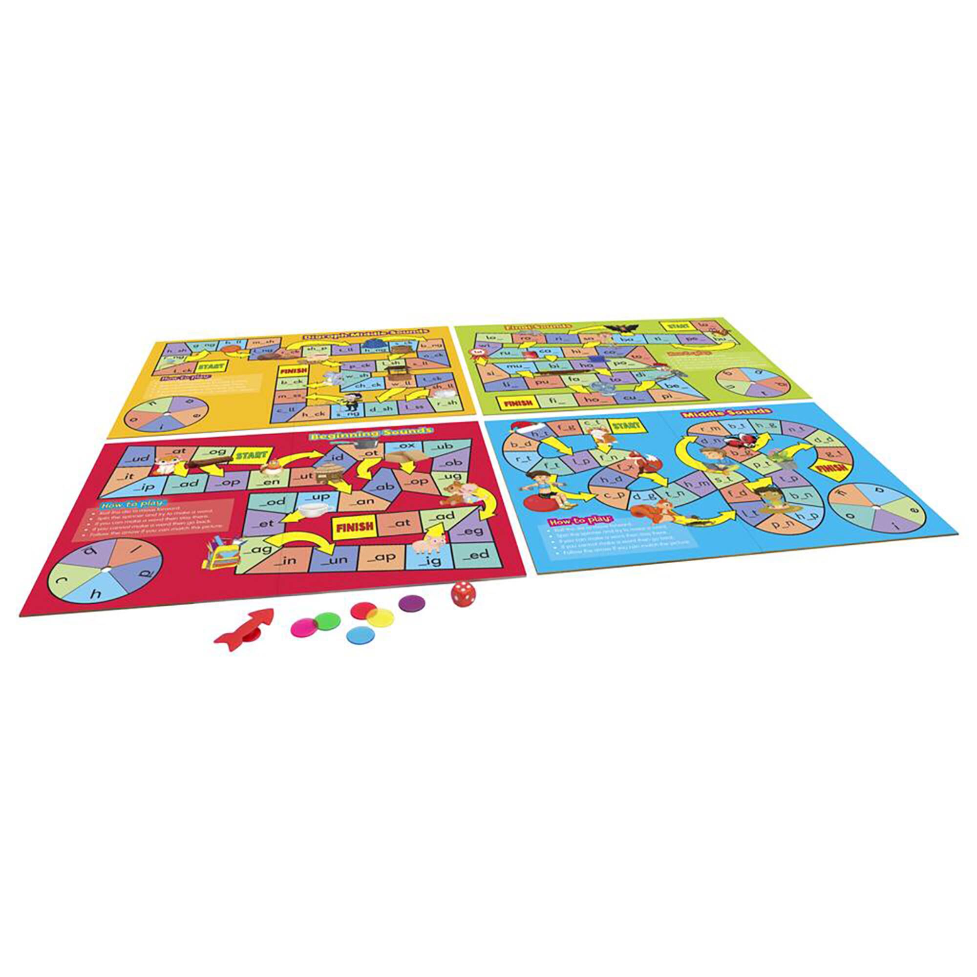 Junior Learning&#xAE; Phonics Board Games
