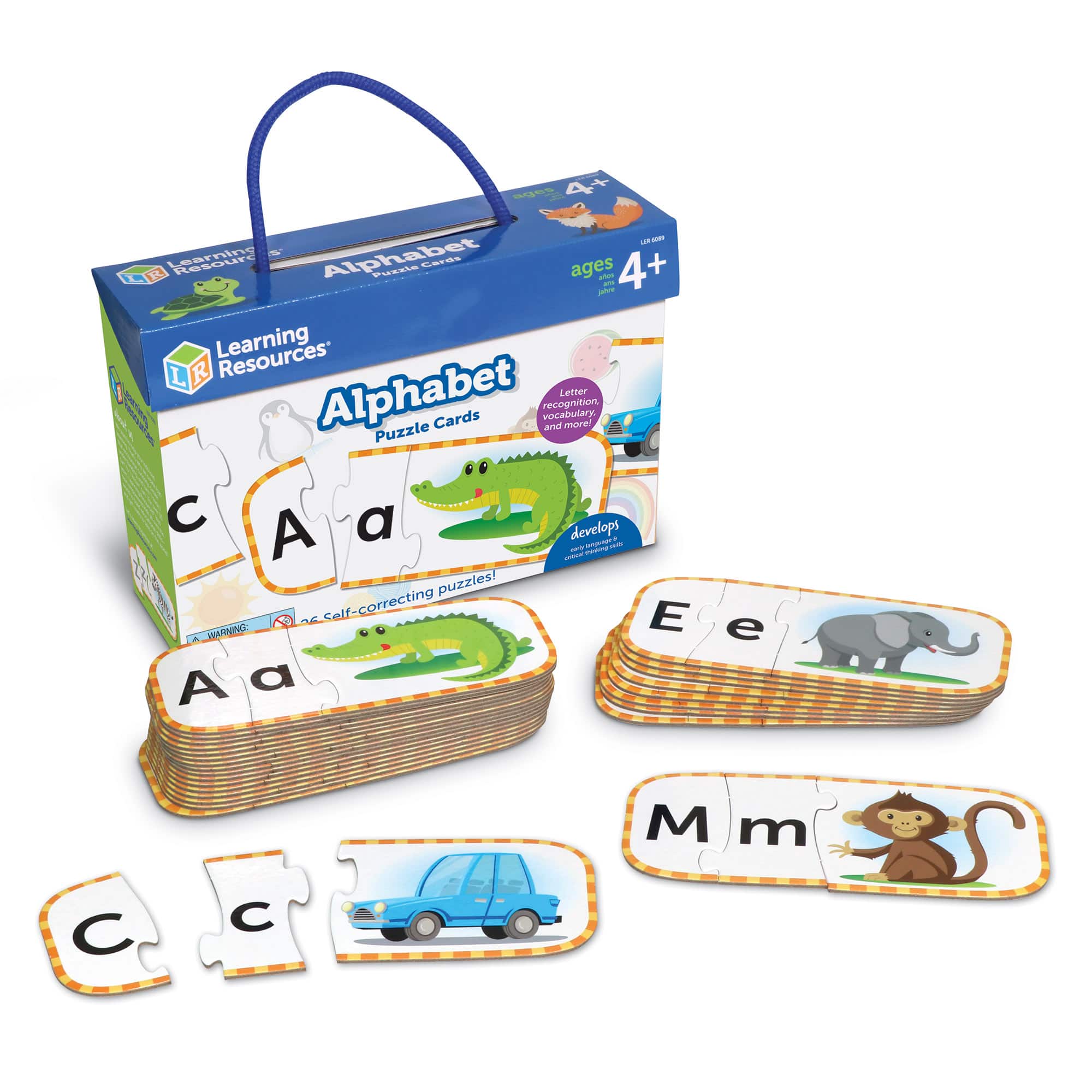 Learning Resources Upper 'n Lowercase Alphabet Puzzle Cards