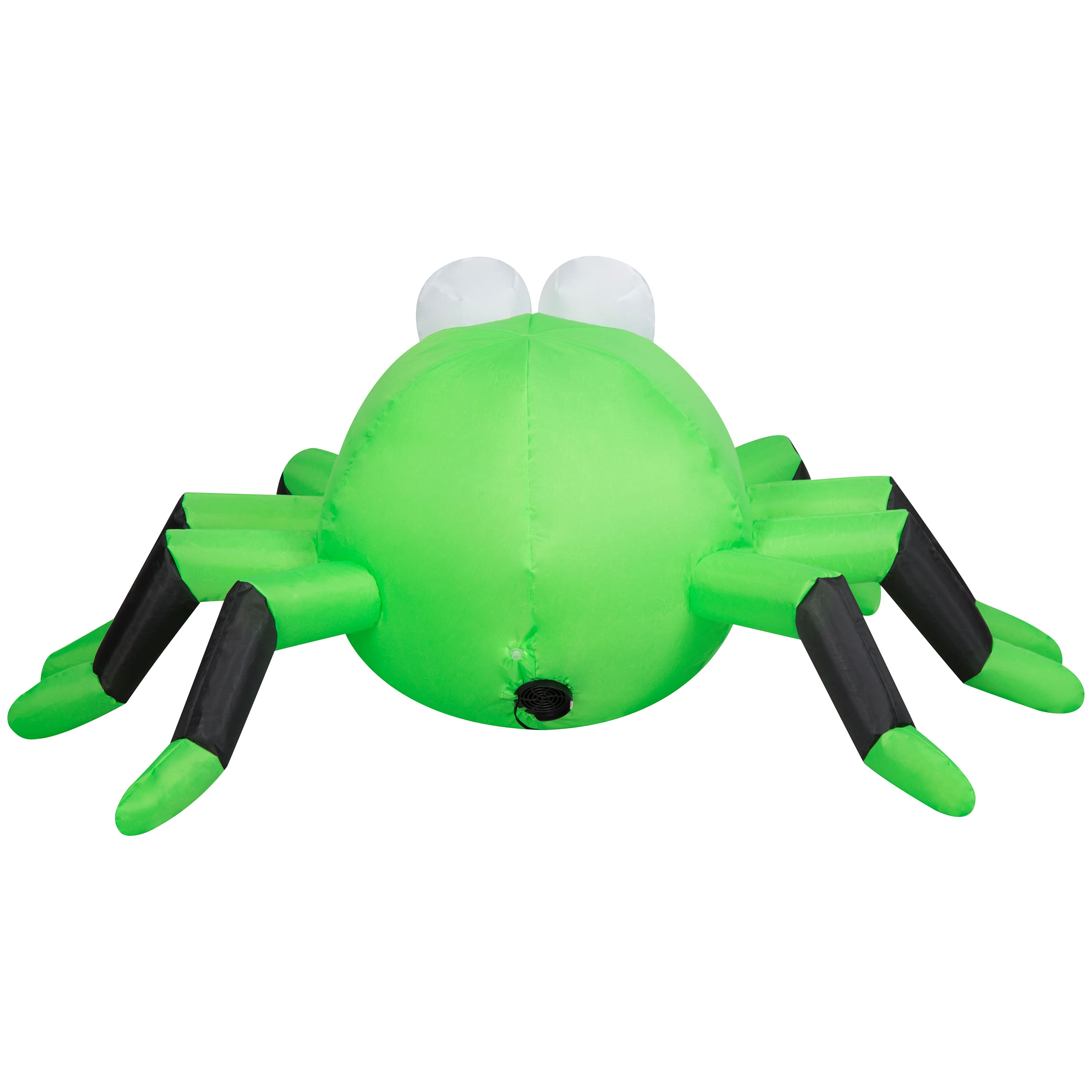 4ft. Airblown&#xAE; Inflatable Halloween Green &#x26; Black Spider with LED Lights