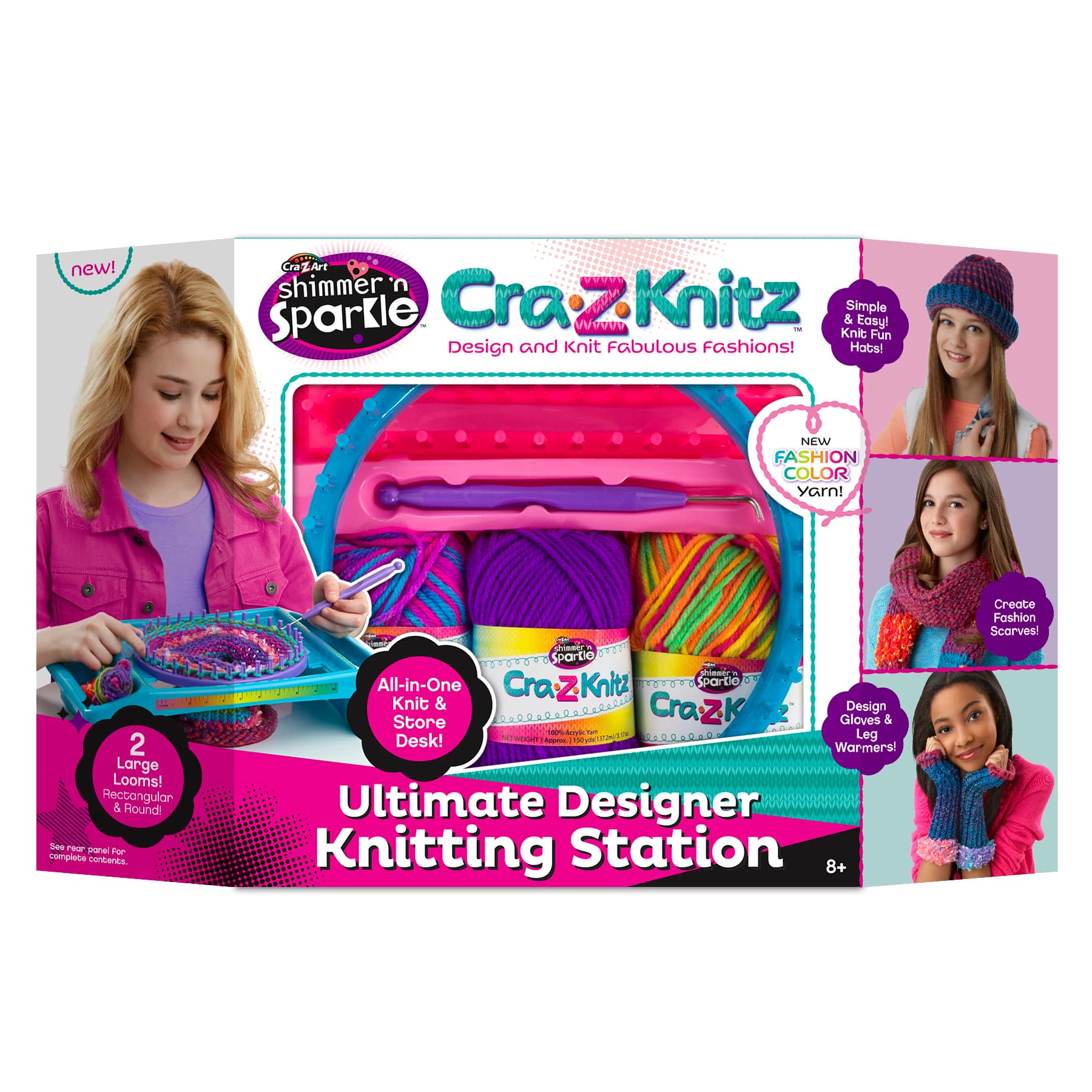 Buy The Cra Z Art Shimmer N Sparkle Cra Z Knitz Ultimate Designer Knitting Station At Michaels