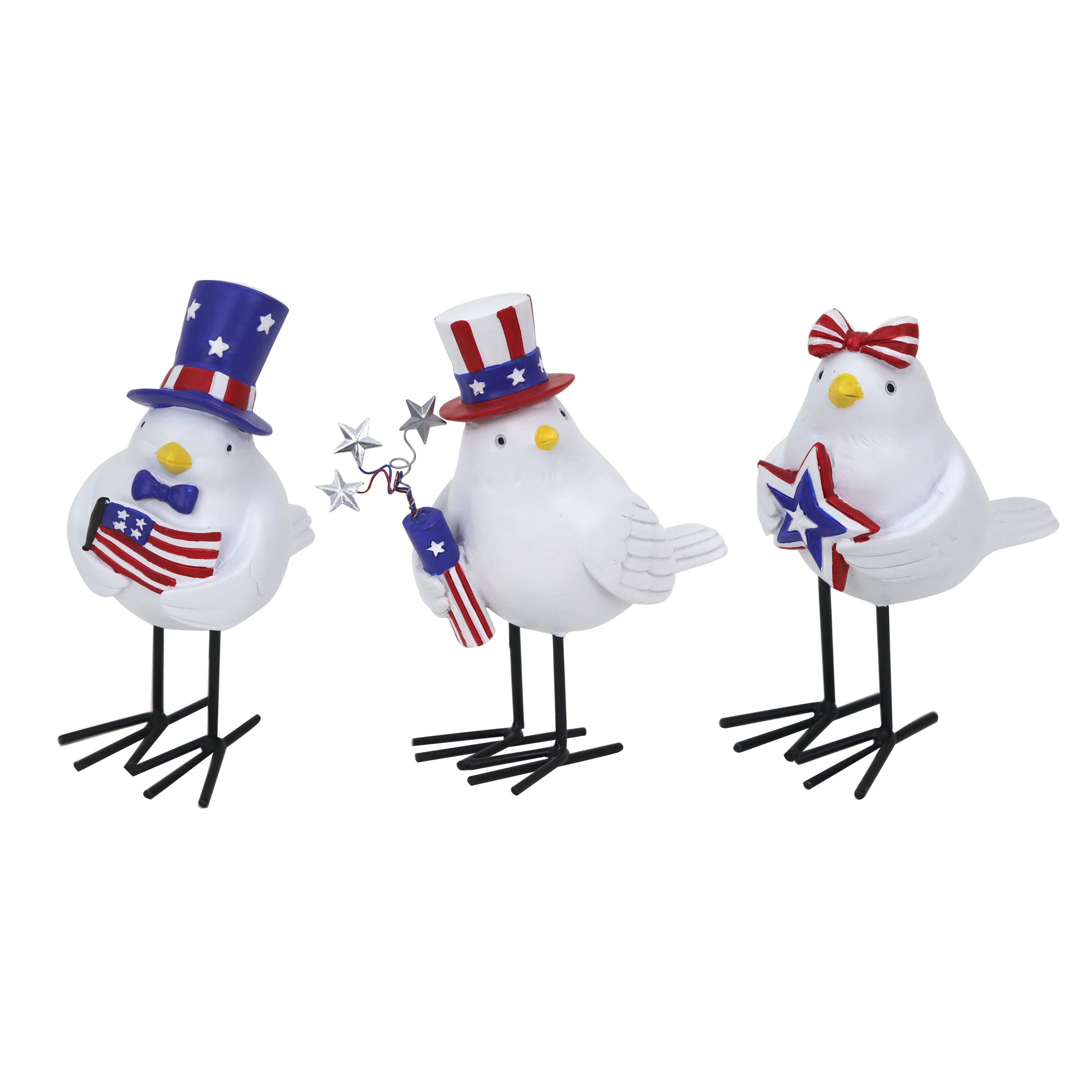 Assorted 6&#x22; Patriotic Bird Decoration by Celebrate It&#x2122;, 1pc.