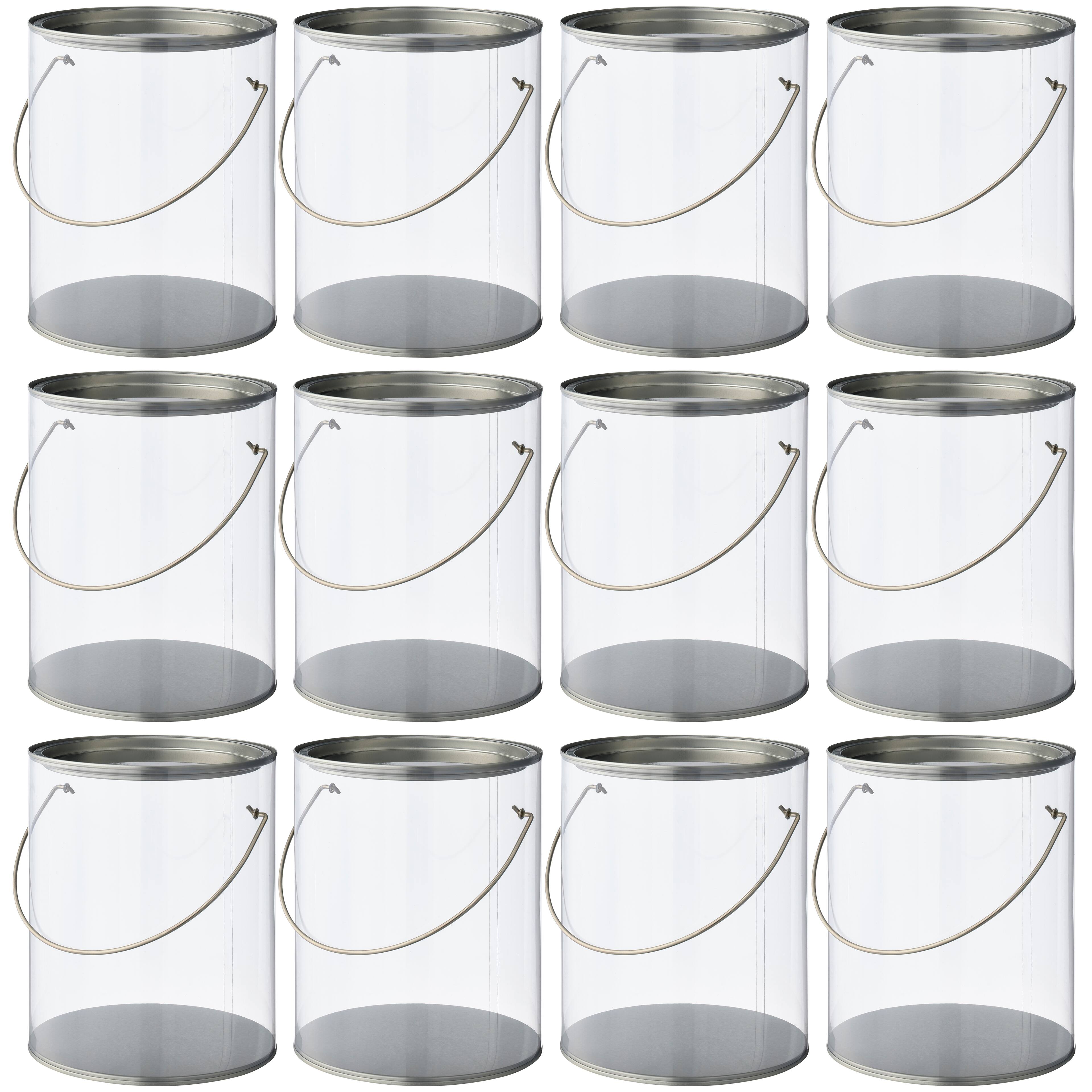 12 Pack: Clear Gift Pail by Celebrate It™
