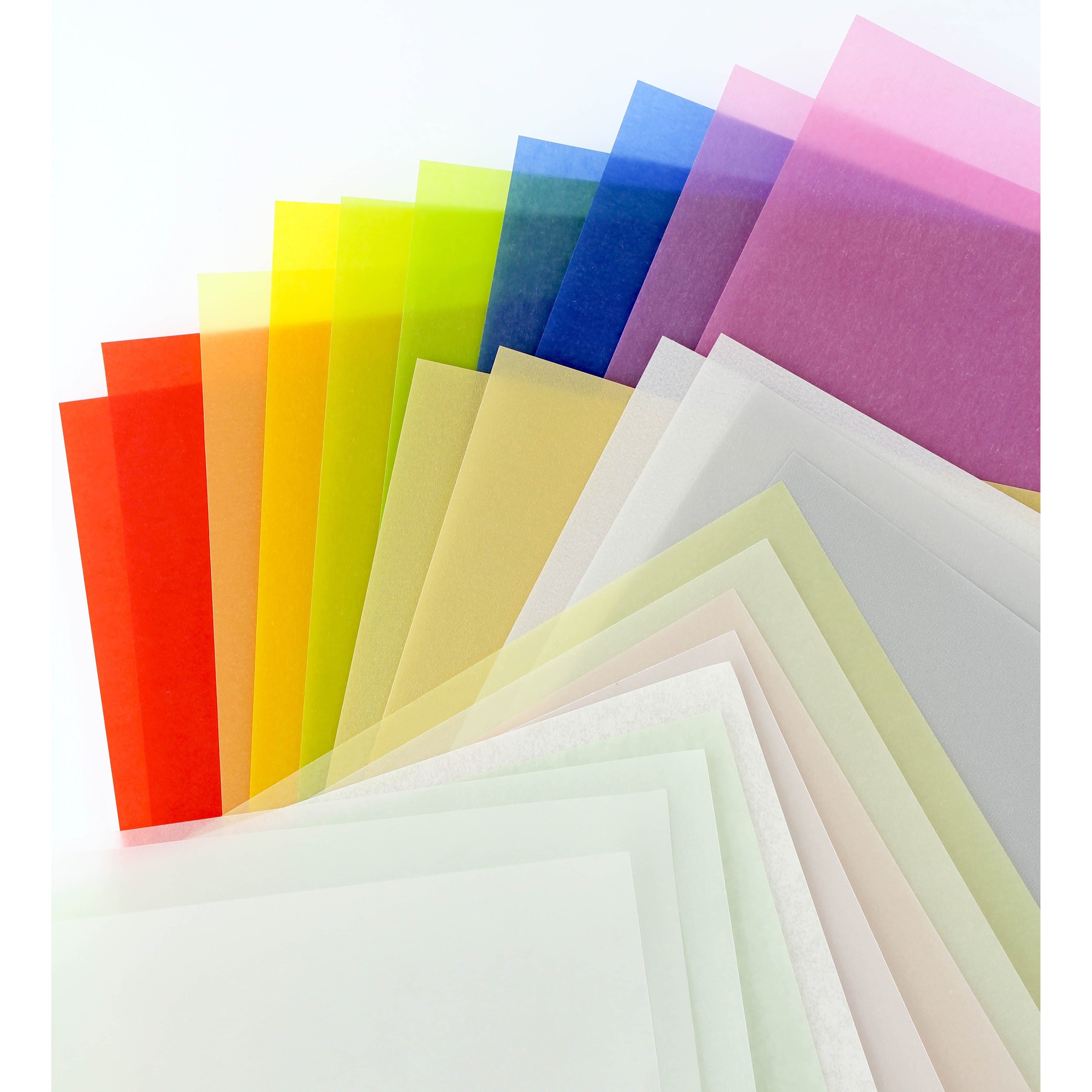 PA Paper&#x2122; Accents Assorted Colors 8.5&#x22; x 11&#x22; Vellum  Paper Variety Pack, 25 Sheets