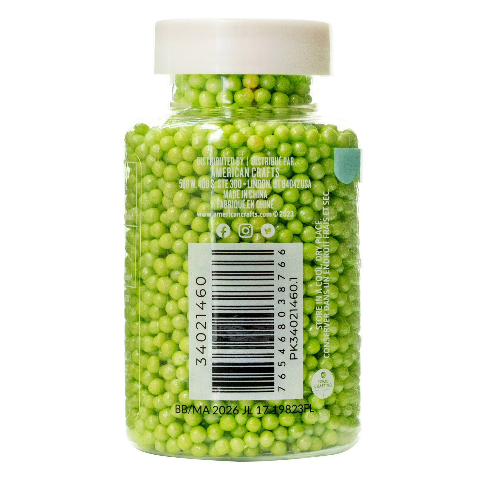 Perles en bonbon de Sweet Tooth Fairy, vert clair