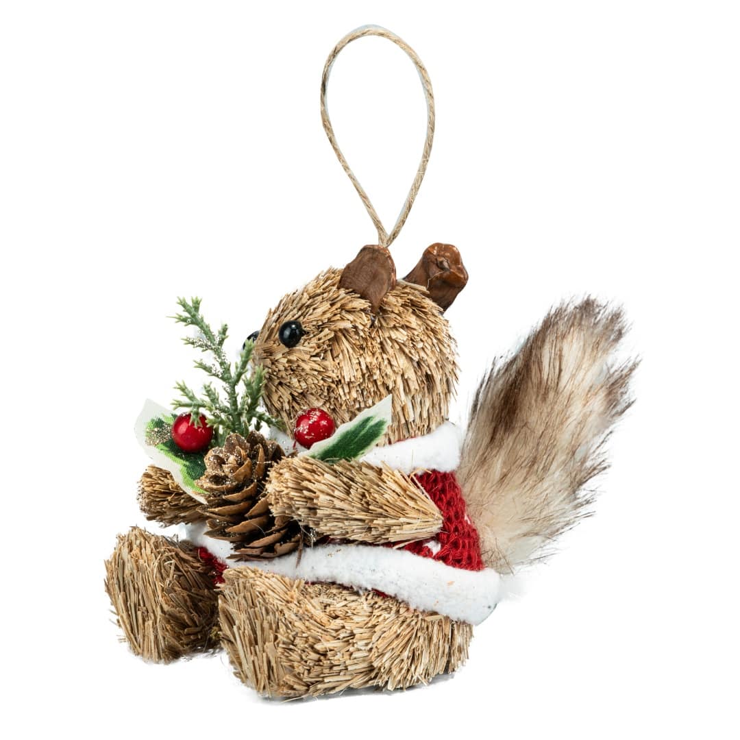 4&#x22; Squirrel in Sweater Natural Ornament by Ashland&#xAE;