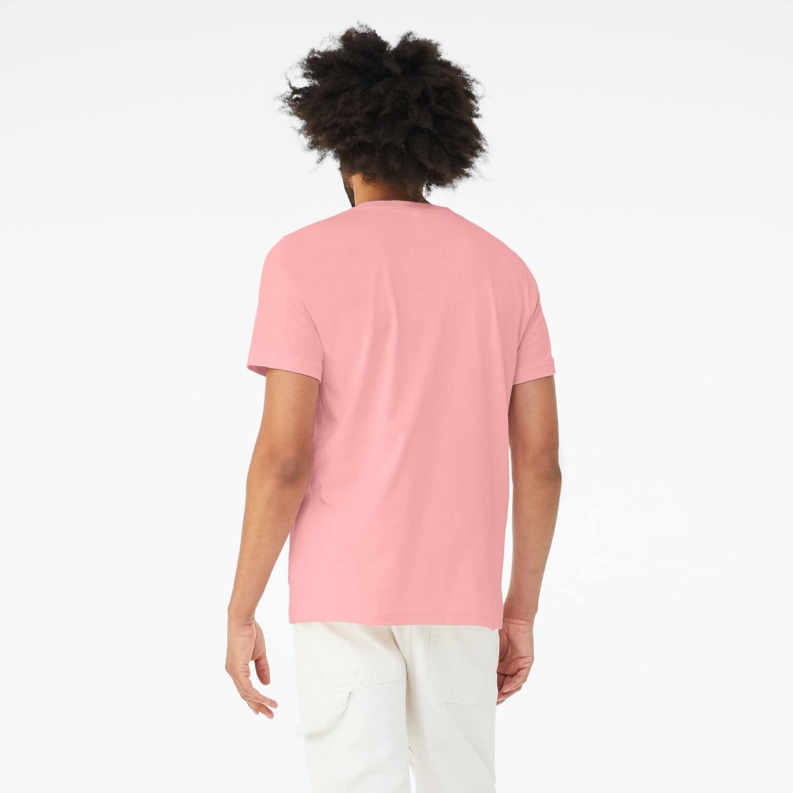 T-shirt en jersey unisexe à encolure en V et manches courtes de BELLA+CANVAS