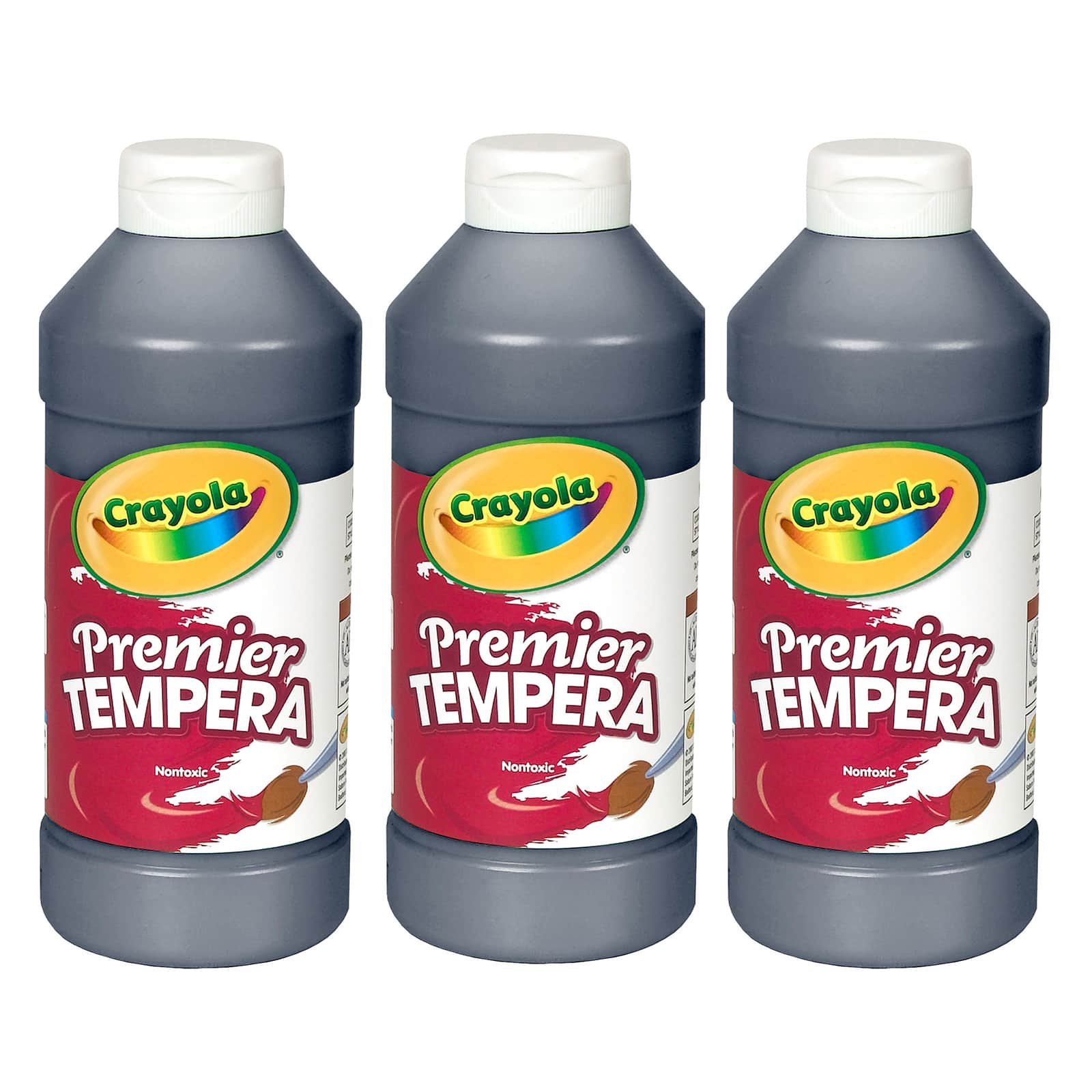 Crayola® 16oz. Black Premier Tempera Paints, 3ct.