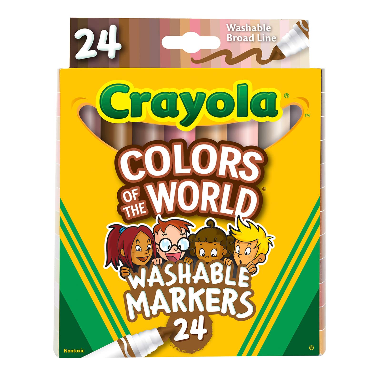 Crayola&#xAE; Colors of the World&#x2122; Markers, 2 Packs of 24