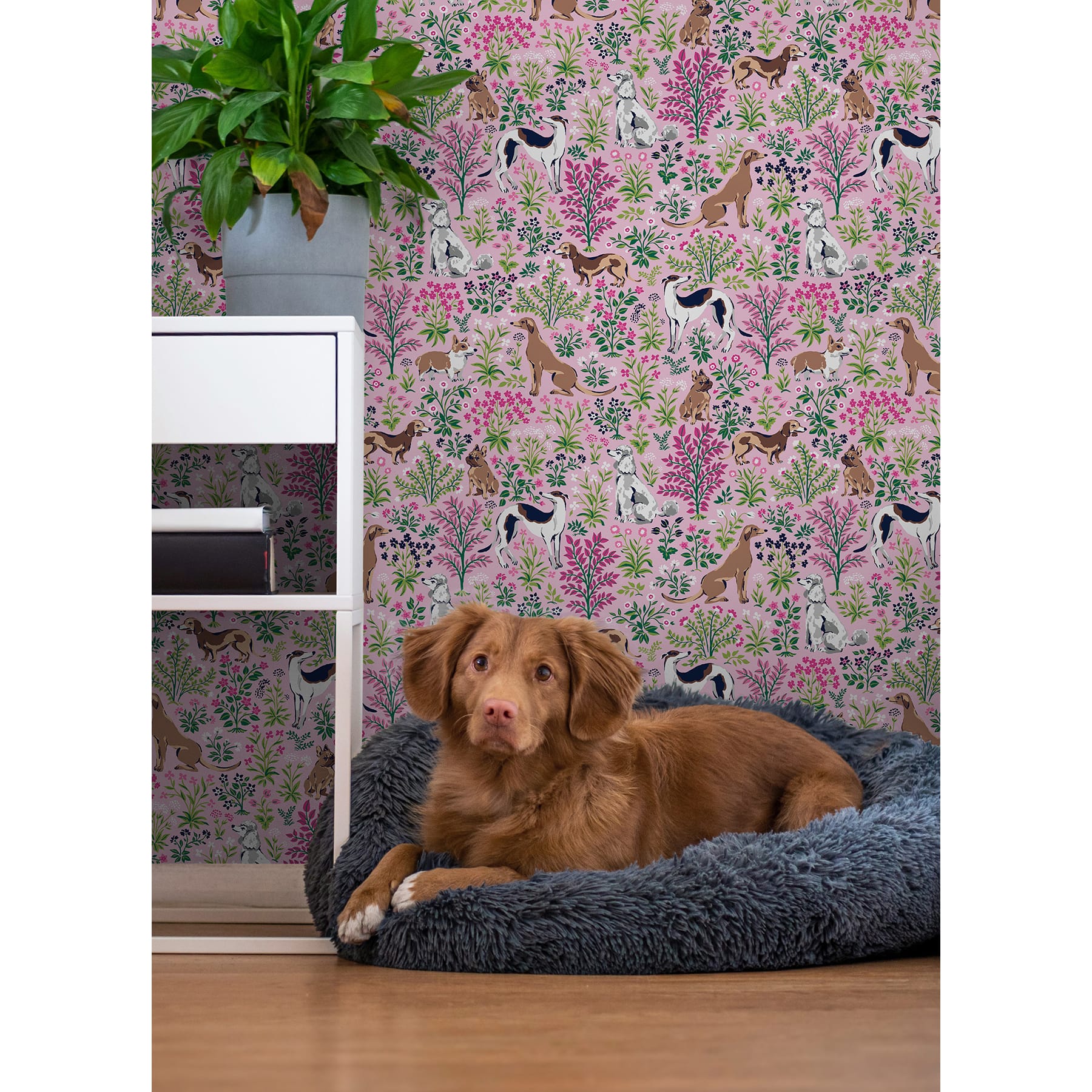 PrintFresh Must Love Dogs Peel &#x26; Stick Wallpaper