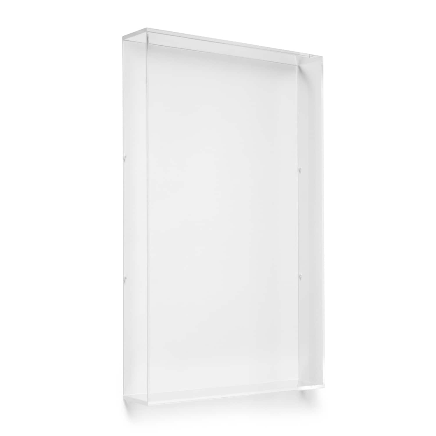 Wexel Art 2&#x22; UV Grade Clear Acrylic Backless Shadowbox Lid 