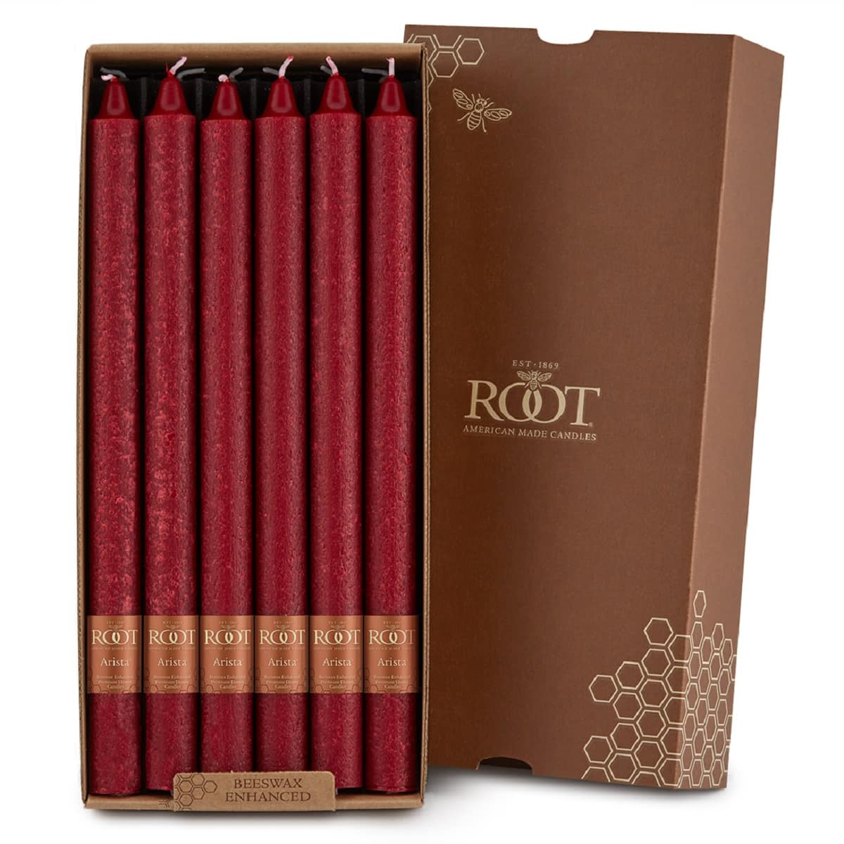Root Candles 12" Unscented Timberline™ Arista™ Taper Candles, 12ct.