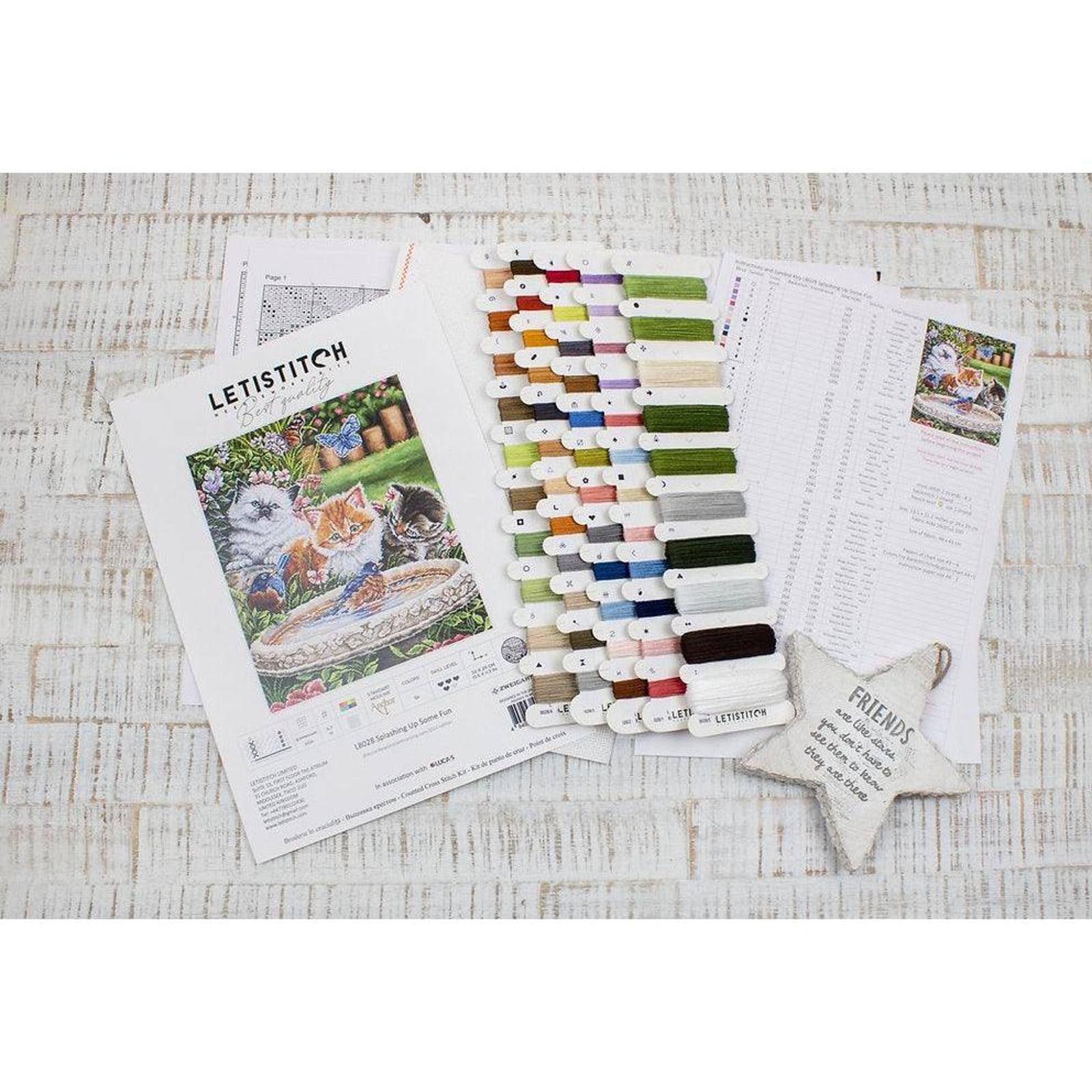 Letistitch Splashing Up Some Fun Counted Cross Stitch Kit
