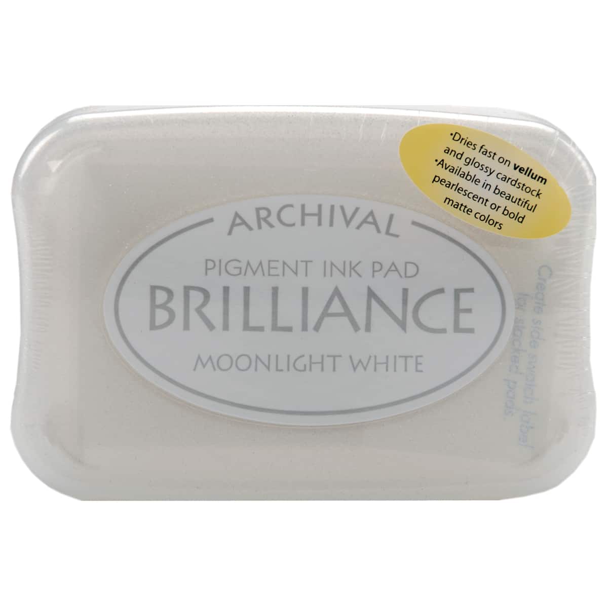 Brilliance Pigment Ink Pad Moonlight White