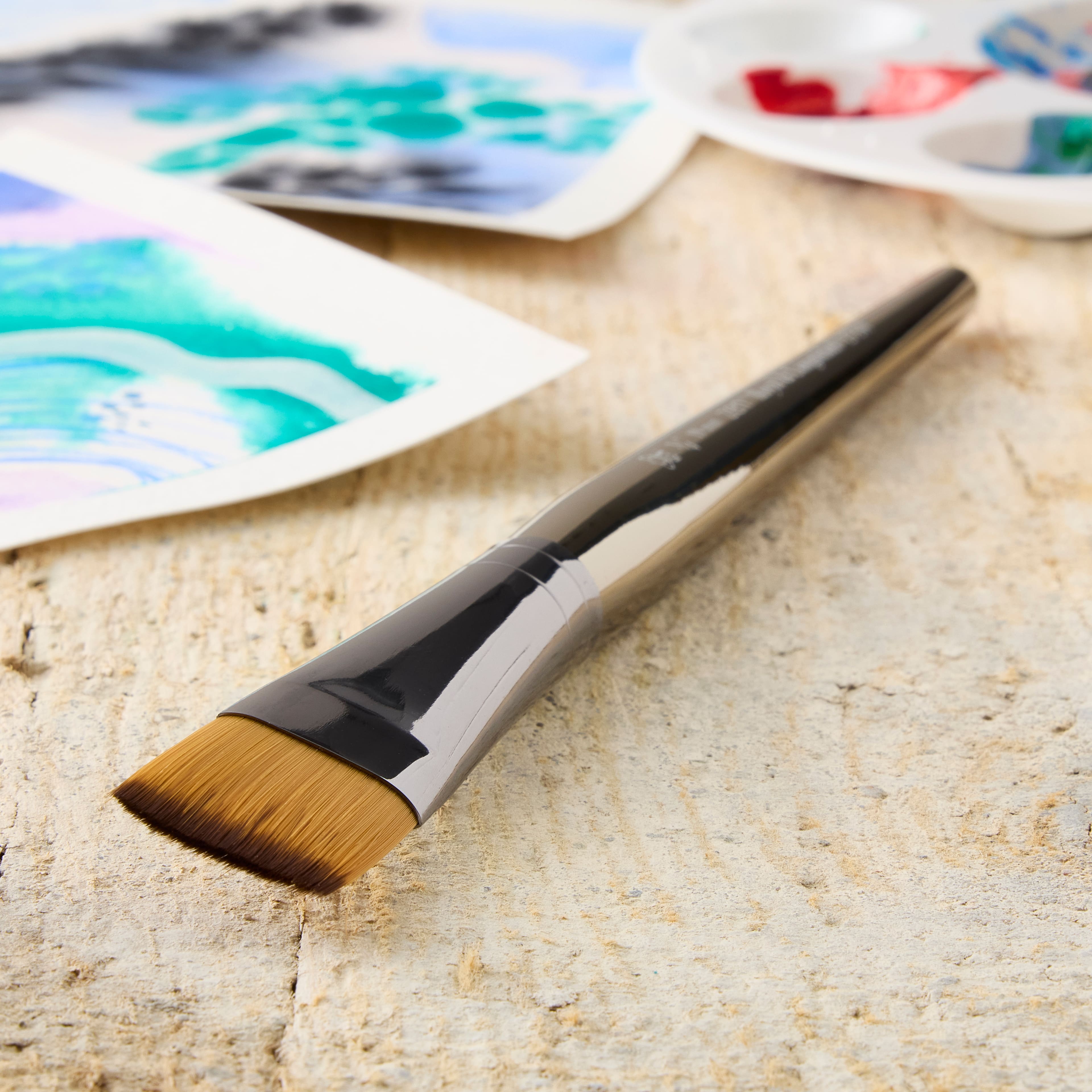 Zen&#x2122; Series 73 Short Handle Flat Wash Brush