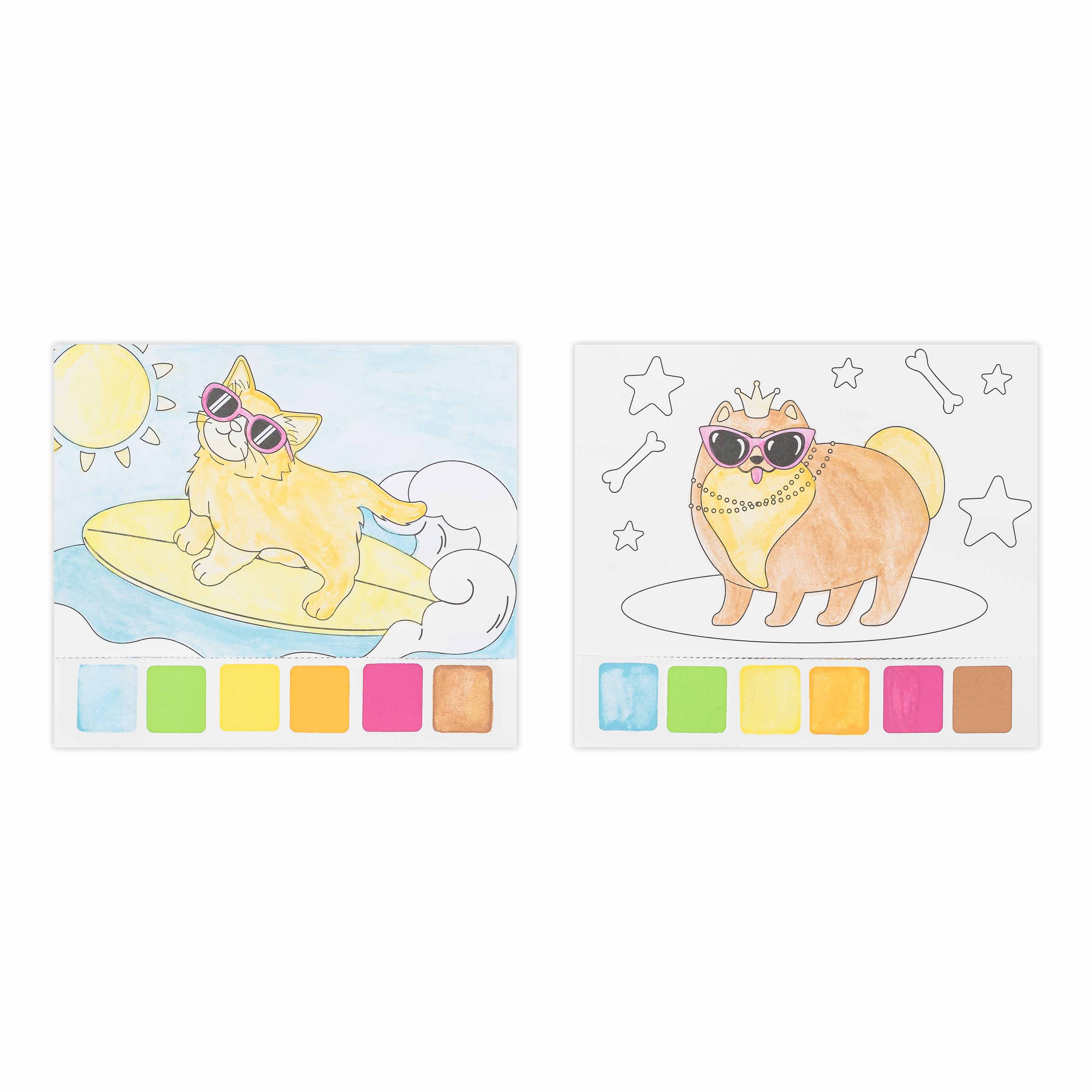 Little Yellow Bicycle&#xAE; Pets Watercolour Postcard Kit