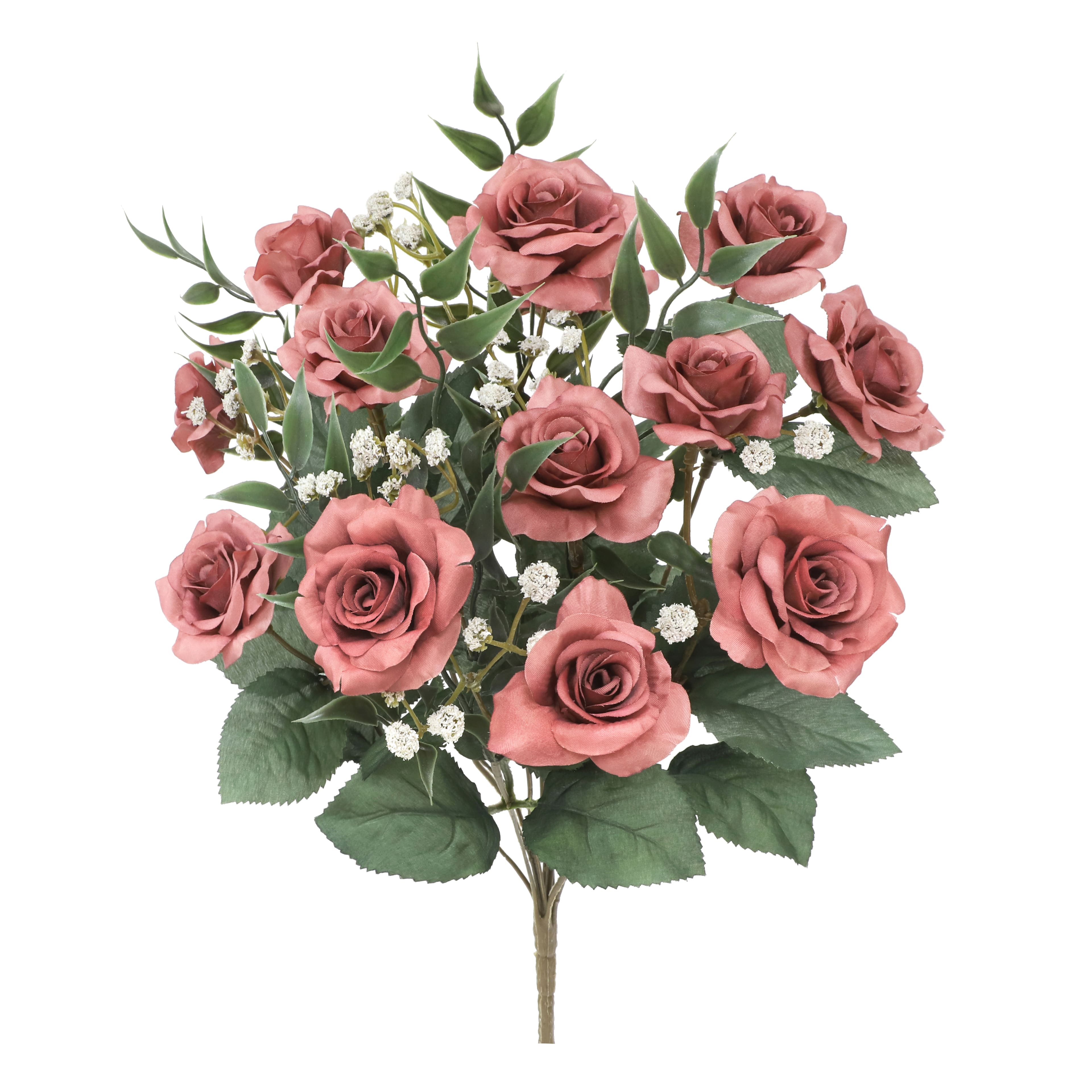 17" Mauve Rose Deluxe Bush by Ashland®