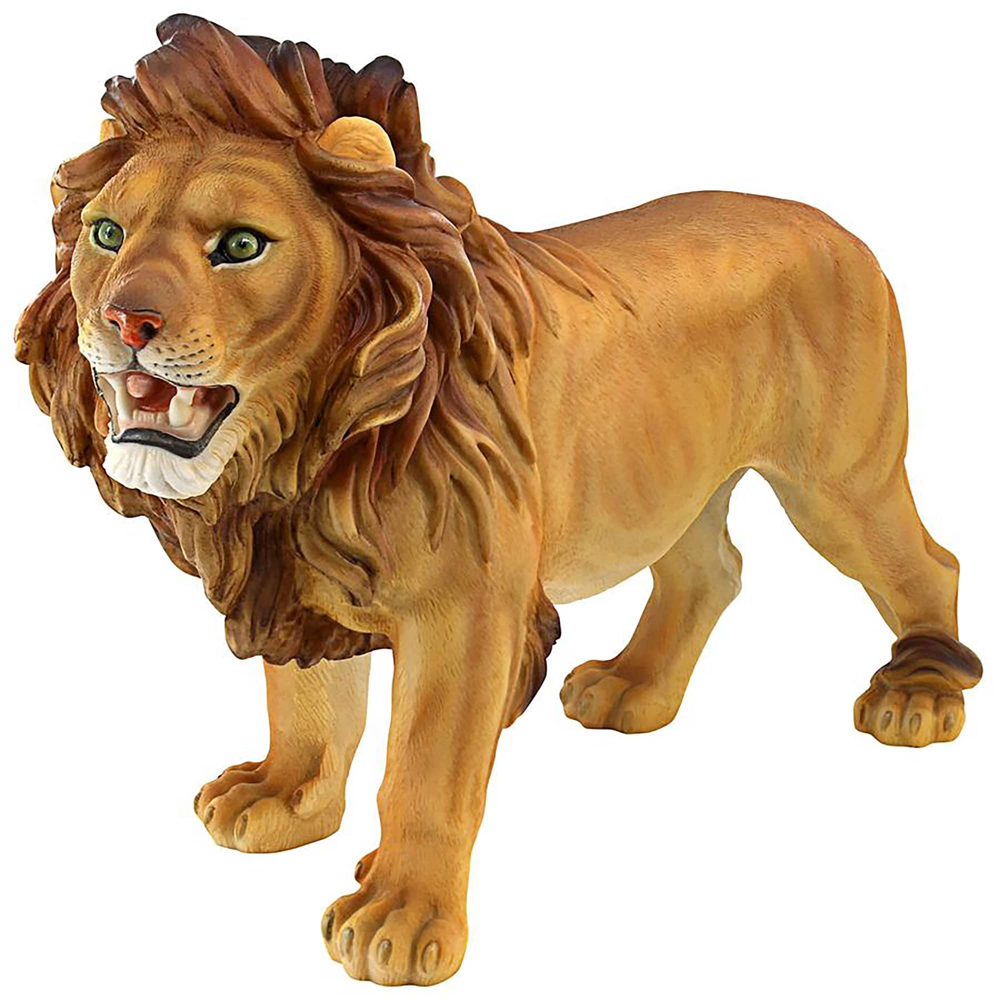 Design Toscano 16.5&#x22; Panthera Lion King Garden Statue