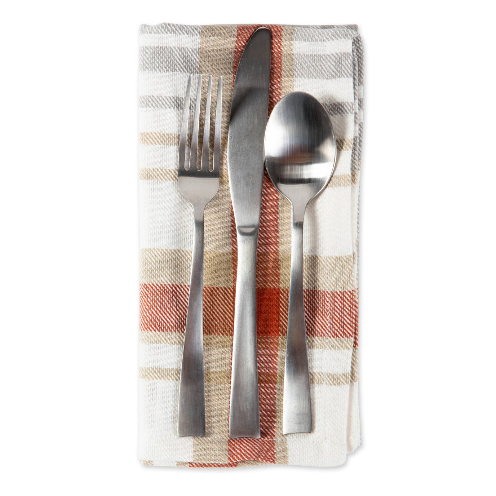 DII® Thanksgiving Cozy Picnic Plaid Dinner Napkins, 6ct.