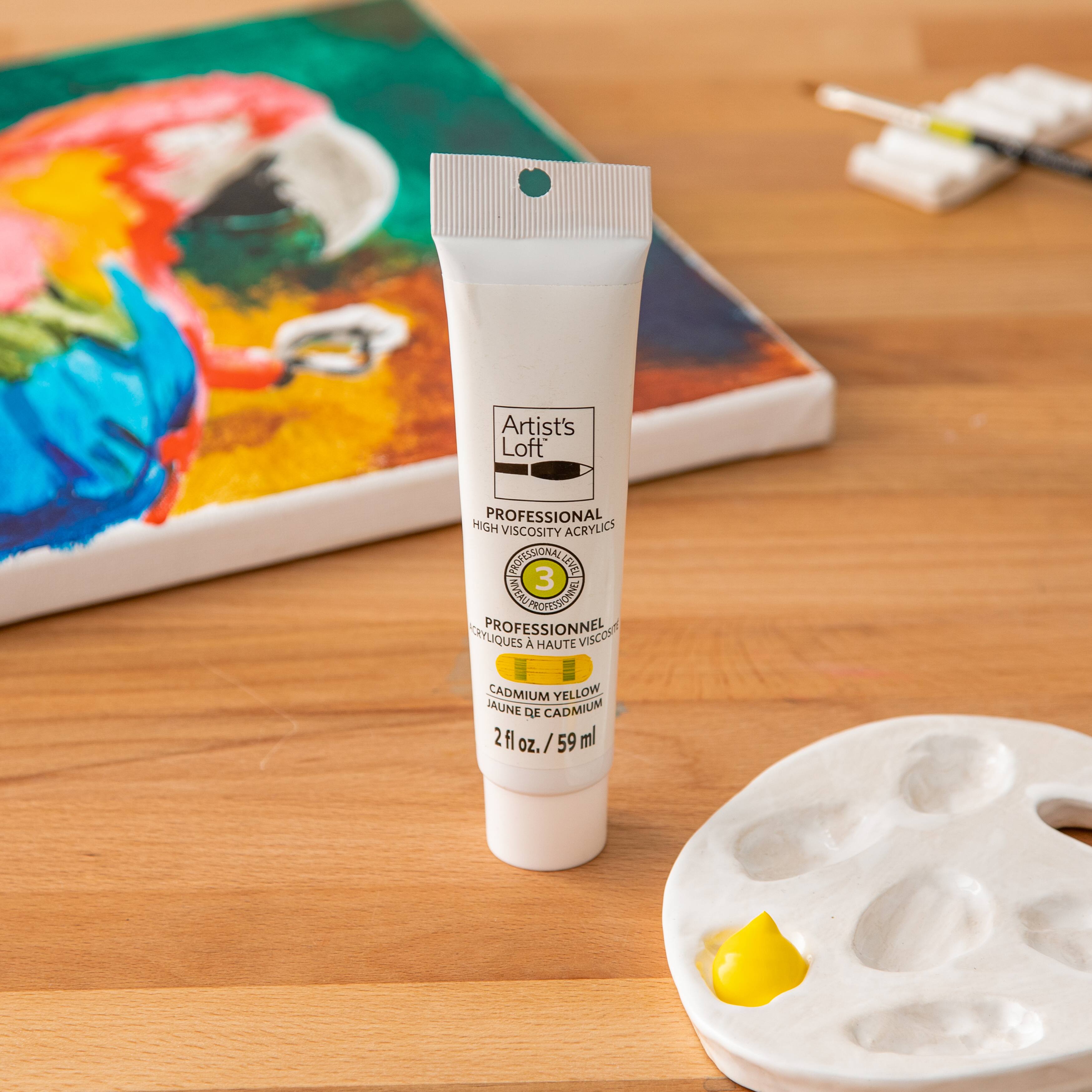 12 Pack Professional High Viscosity Acrylic Paint by Artist's Loft