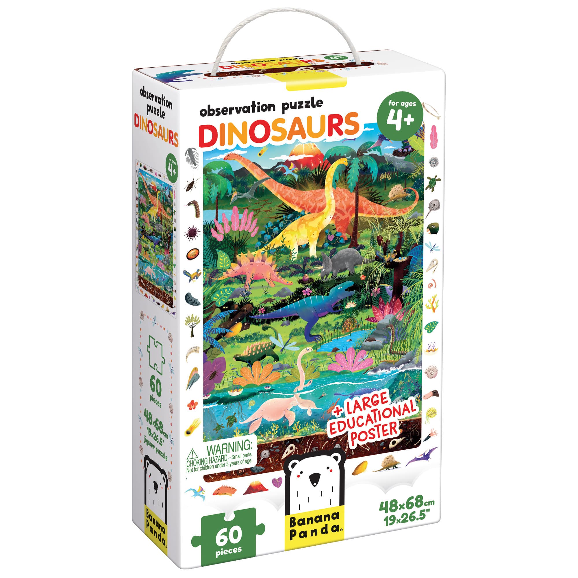 Banana Panda Observation Puzzle Dinosaurs