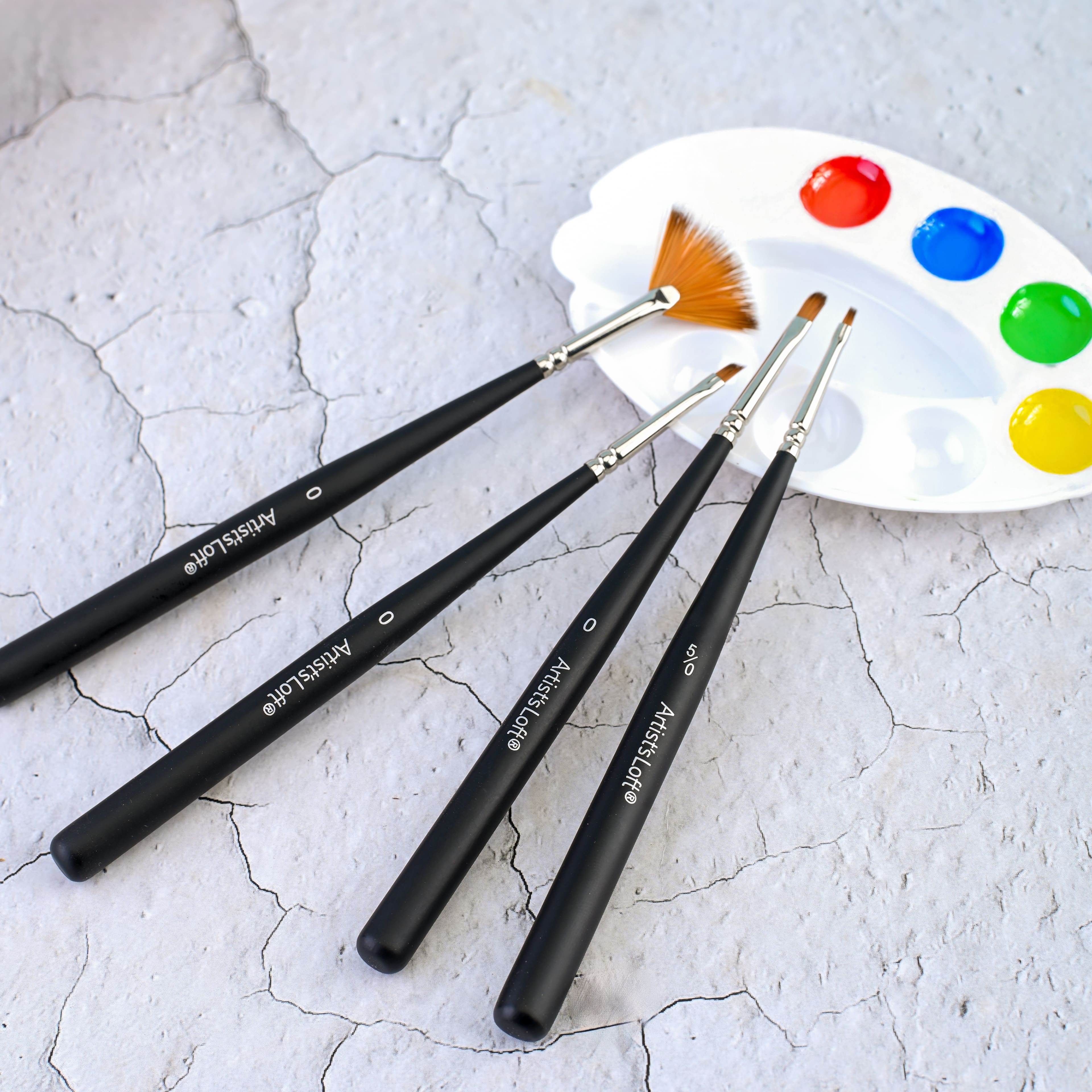 6-Piece Mixed Media Detail Brush Set by Artist&#x27;s Loft&#xAE;