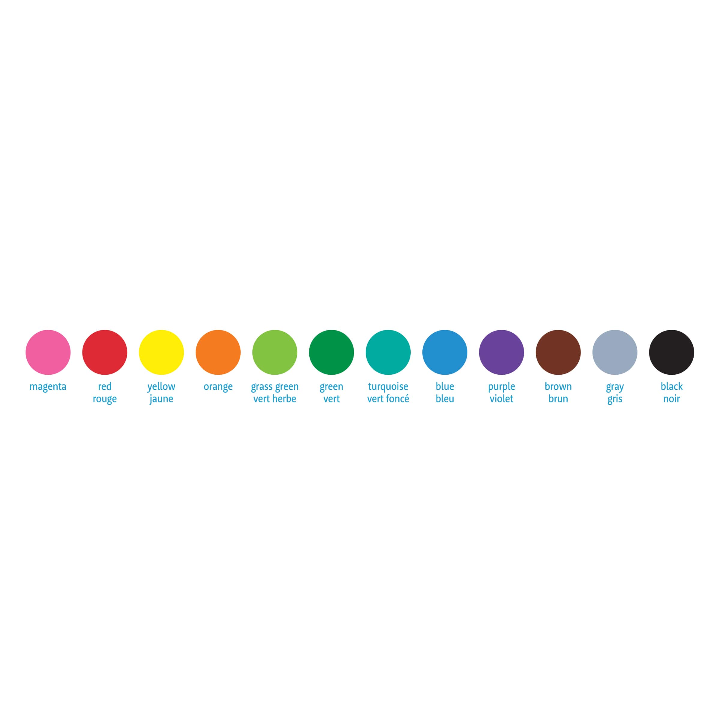 Rainbow Washable Dot Markers by Creatology™